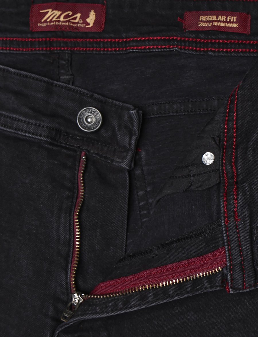 MCS - RICK REG MED BL DN MCS M JEANS - klassikalised teksad - tap shoe - 3