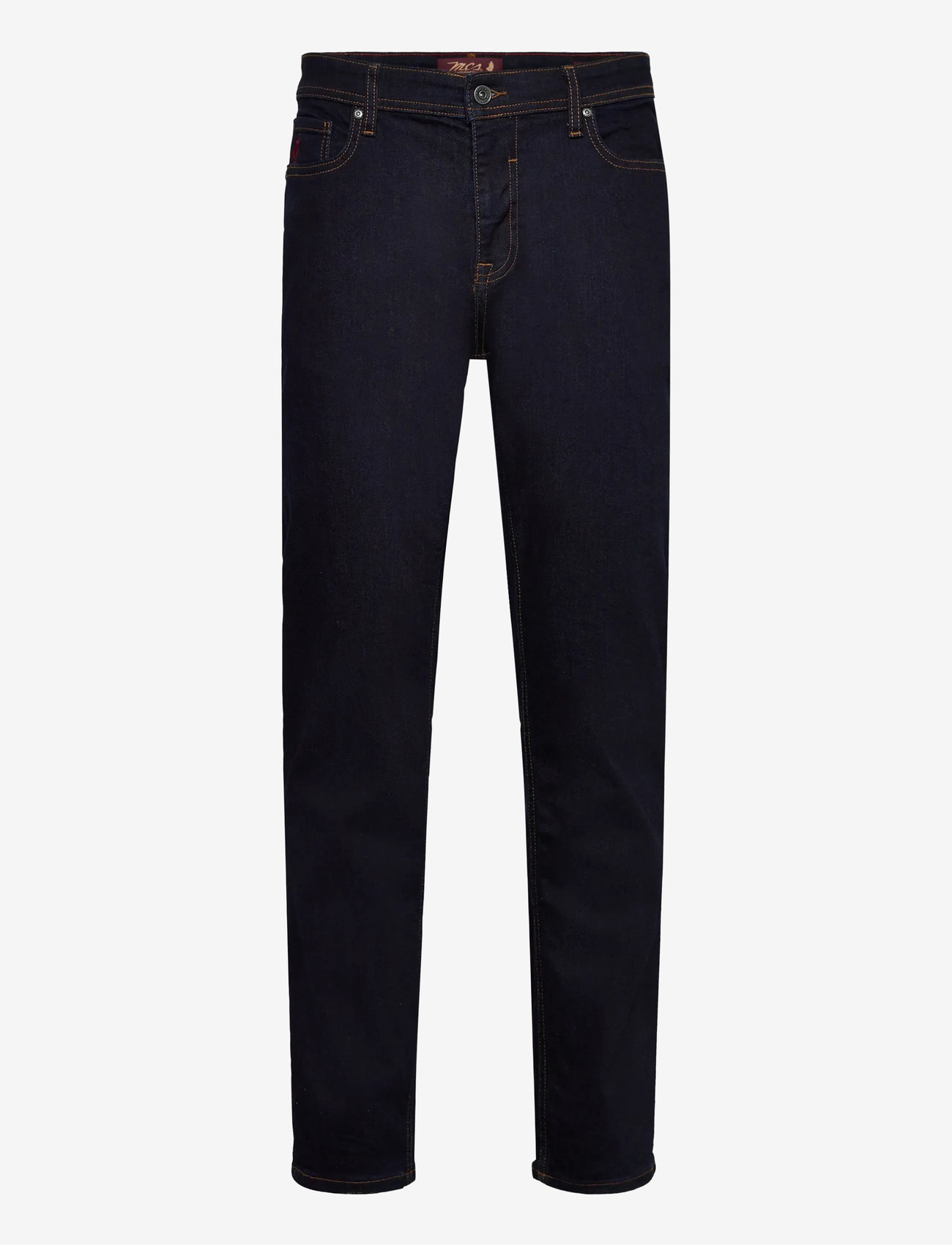 MCS - RICK REG DK BL DN MCS M JEANS - bukser & jeans - dark blue - 0
