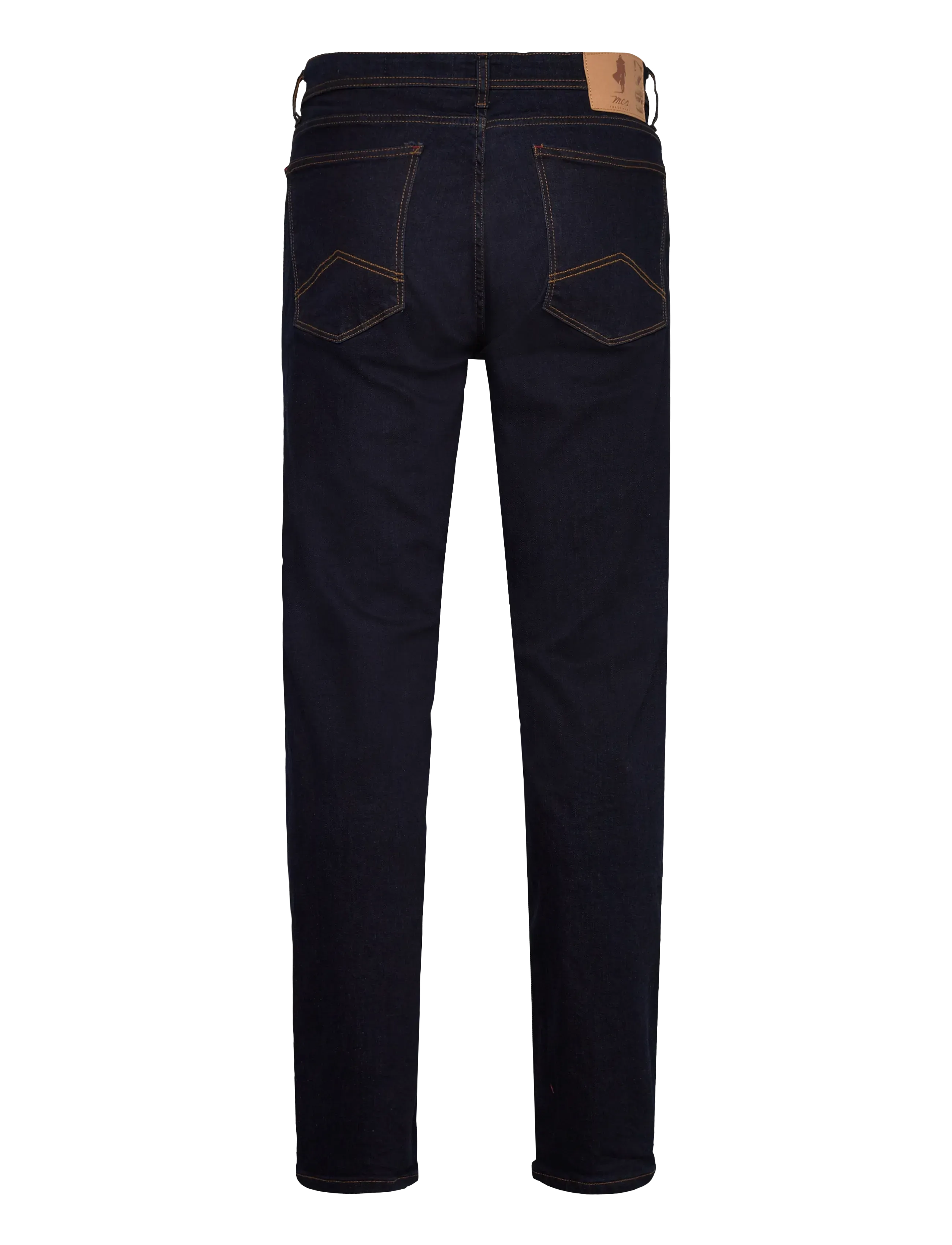 MCS - RICK REG DK BL DN MCS M JEANS - bukser & jeans - dark blue - 1