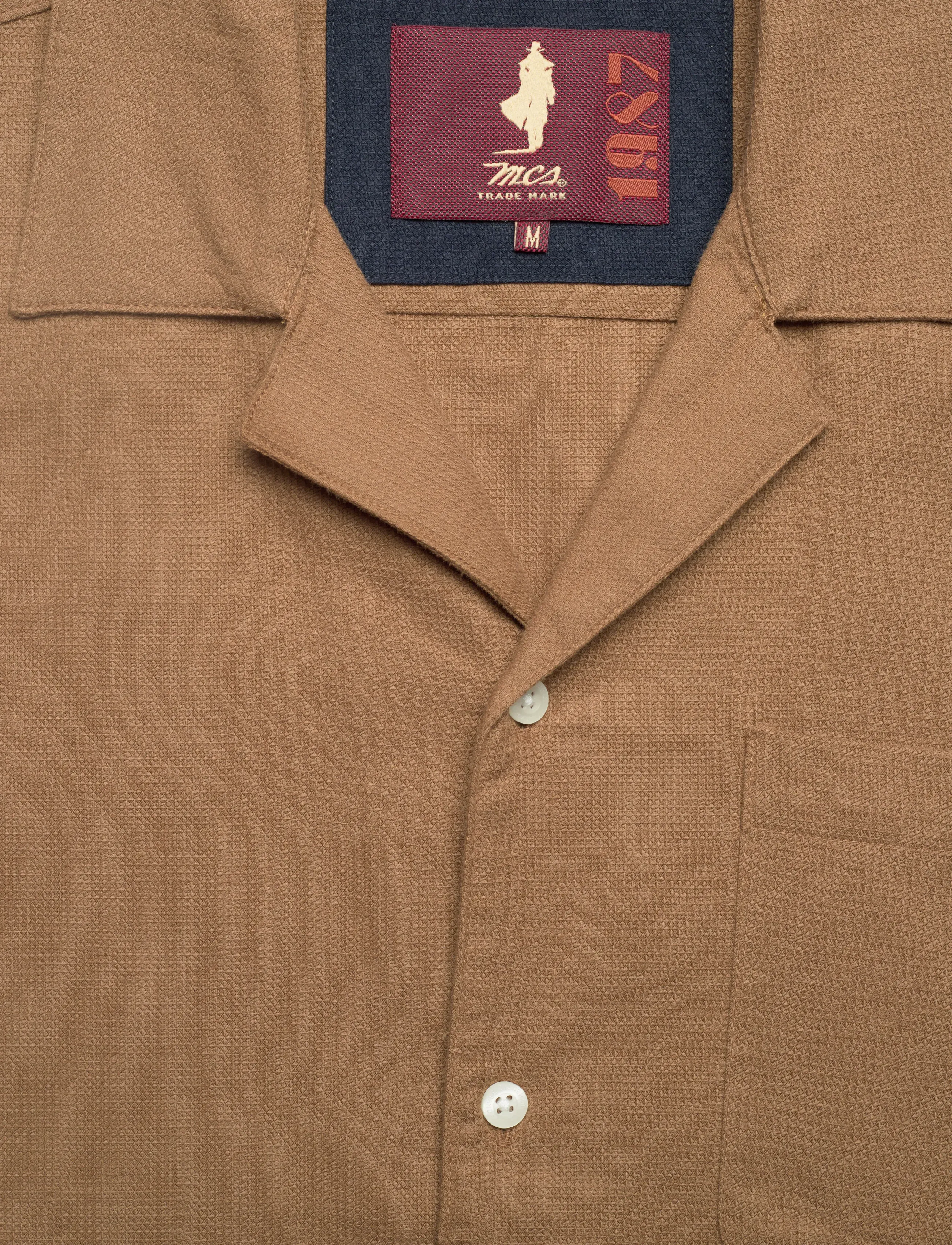 MCS - JACKSON MCS M SHIRT - casual skjorter - 18-1018tcx otter - 2