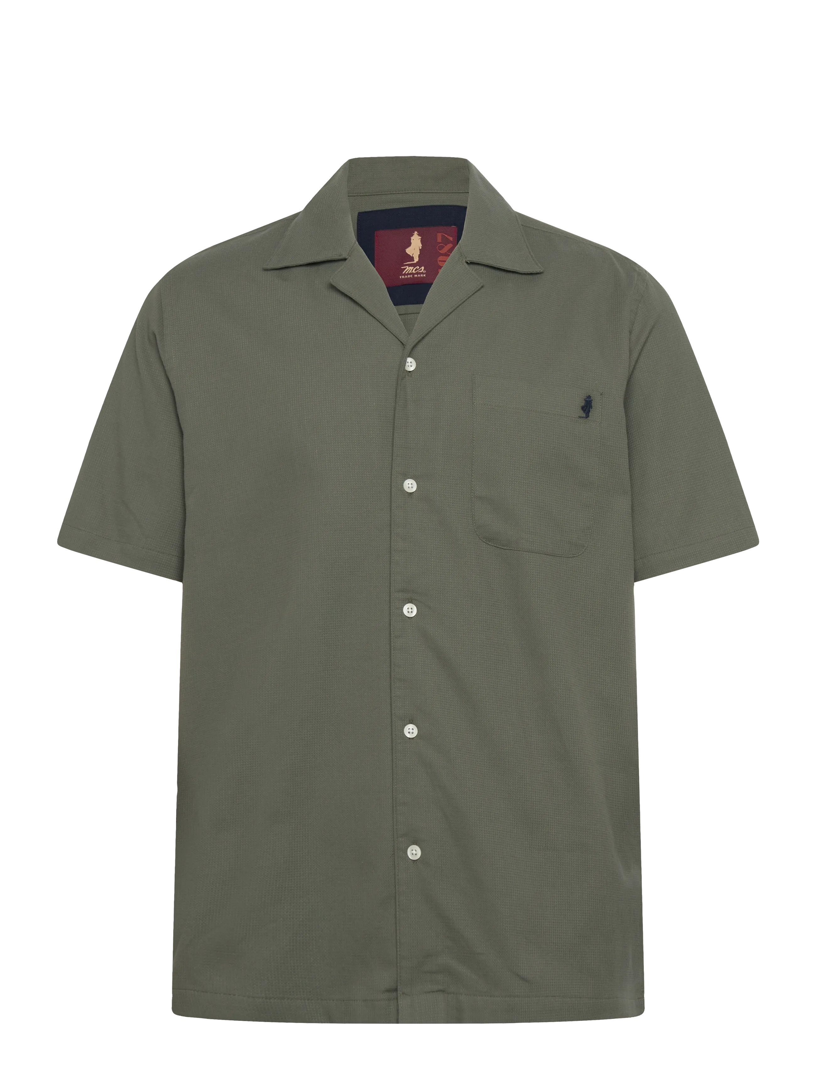 MCS JACKSON MCS M SHIRT - Skjorter - 19-0312TCX BEETLE / white