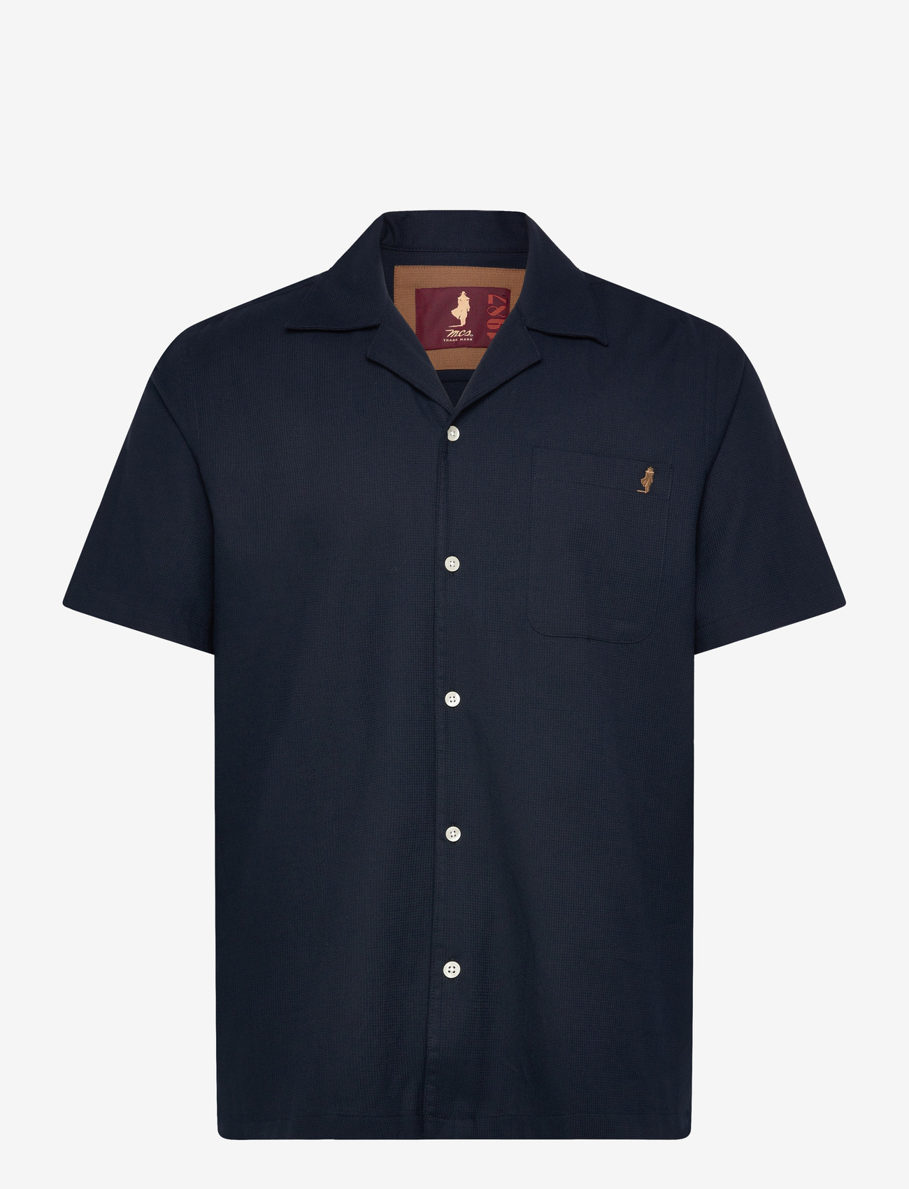 MCS - JACKSON MCS M SHIRT - casual skjorter - 19-4020tcx dark sapphire - 0
