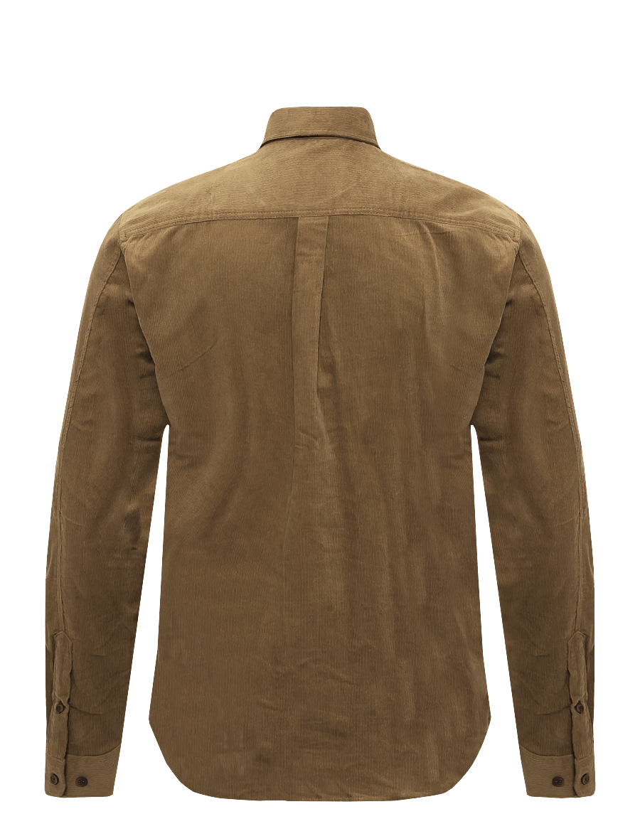 MCS - MCTHUE SHIRT LS WVN - corduroy shirts - otter - 1