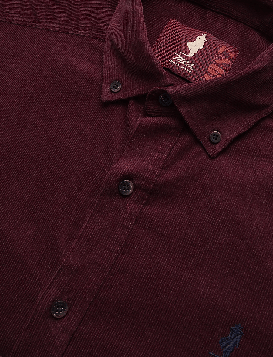 MCS - MCTHUE SHIRT LS WVN - corduroy shirts - port royale - 2