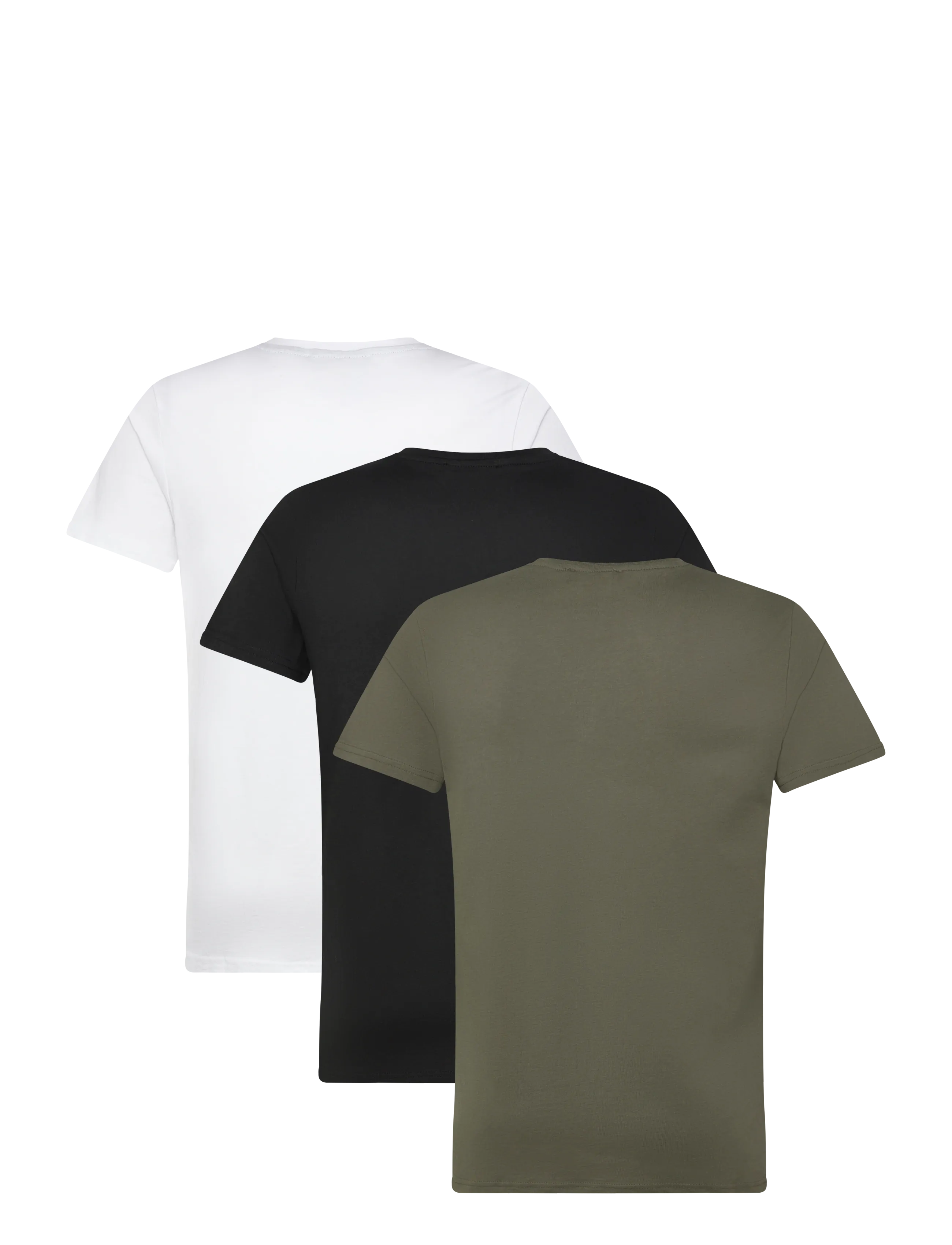 MCS - MCTexacana TEE 3PK V-NECK JRS - kortærmede t-shirts - tapshoe/beetle/white - 1