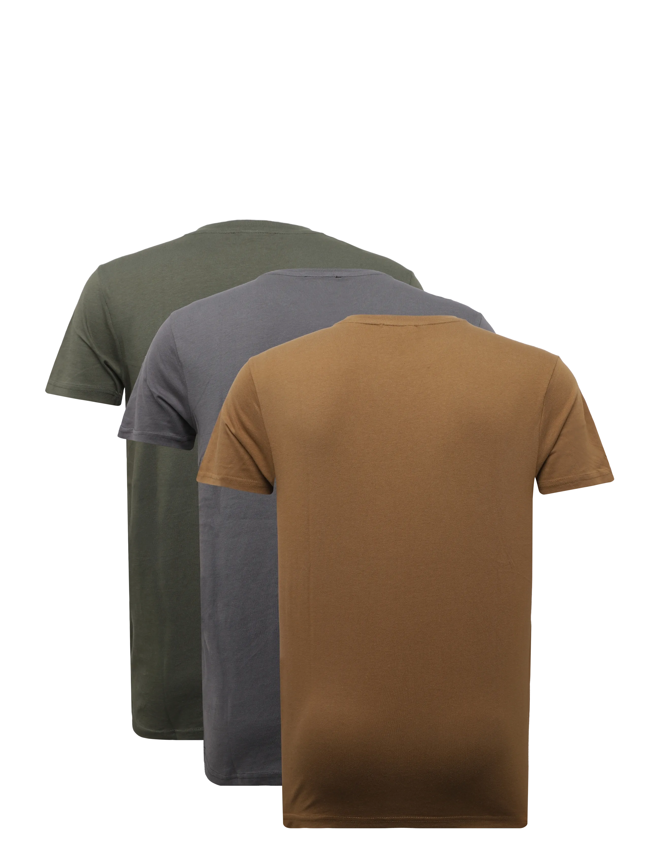 MCS - MCTEXAS TEE 3PK O-NECK JRS - efterårstøj - irongate/otter/bettle - 1