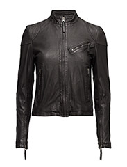 MDK - Kassandra leather jacket - leather jackets - black - 0