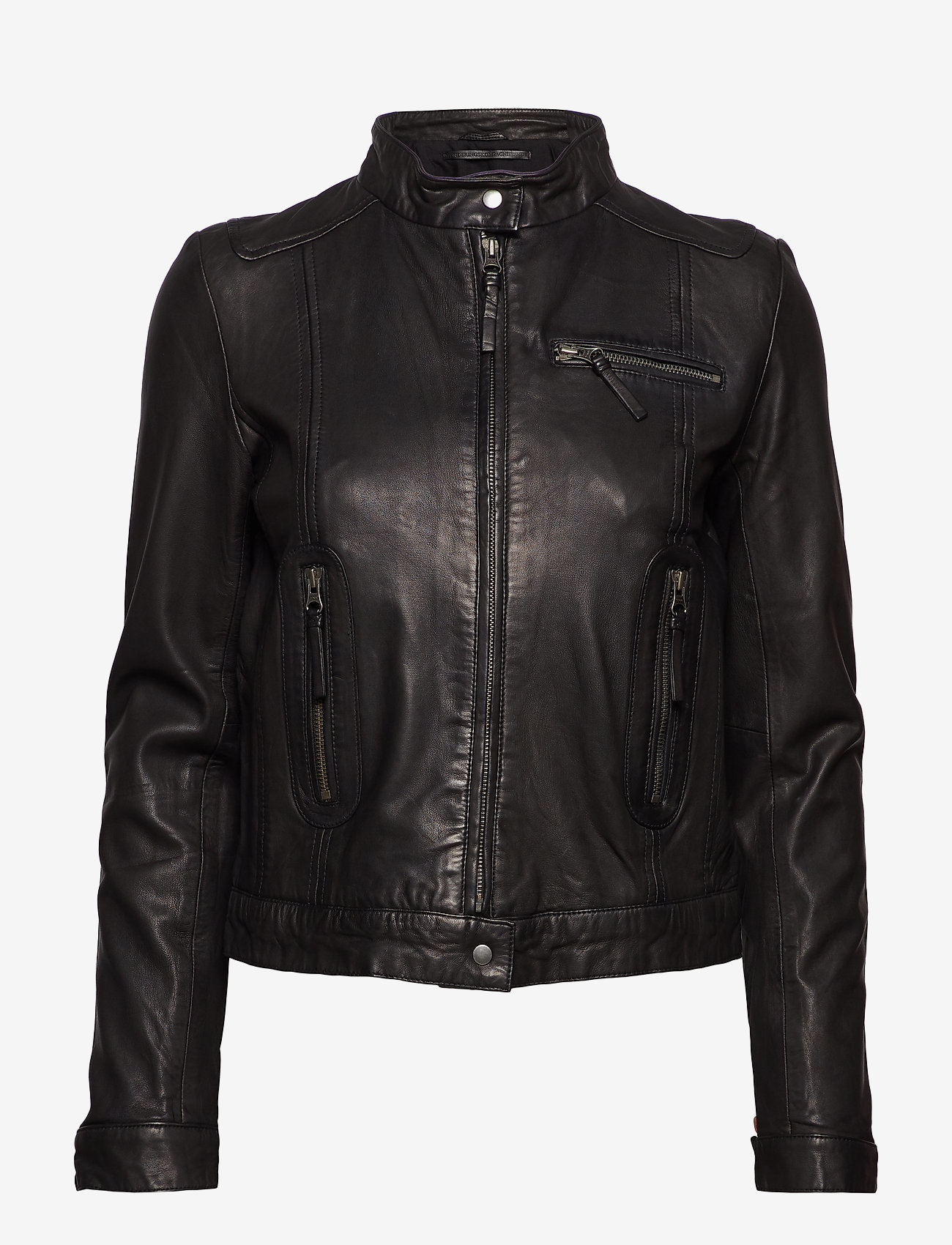 MDK - Karla leather jacket - læderjakker - black - 1