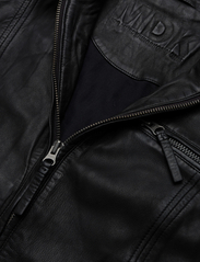 MDK - Karla leather jacket - læderjakker - black - 2
