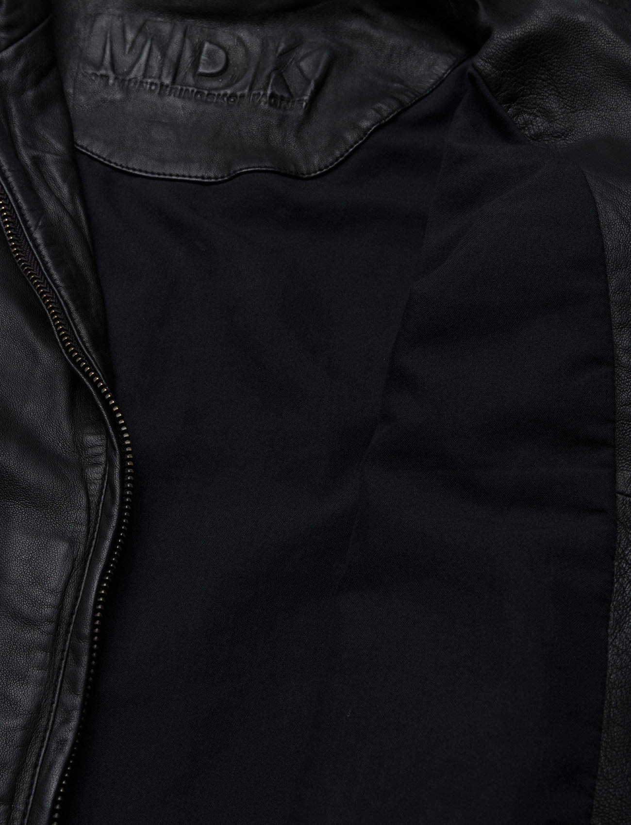 modbydeligt grundigt sø MDK Karla Leather Jacket (Black), 999.50 kr | Stort udvalg af designer  mærker | Booztlet.com