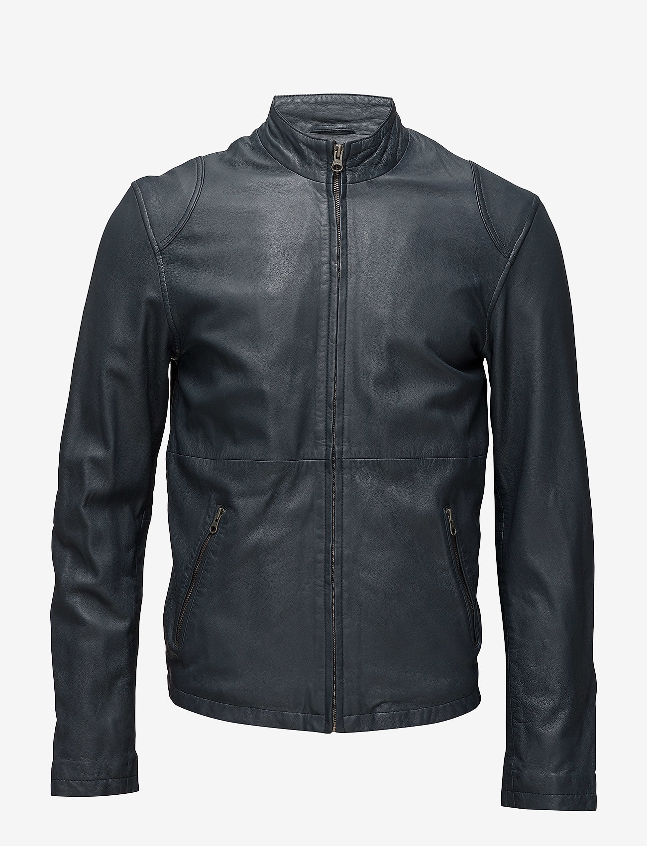 MDK - Pede leather jacket - navy - 0