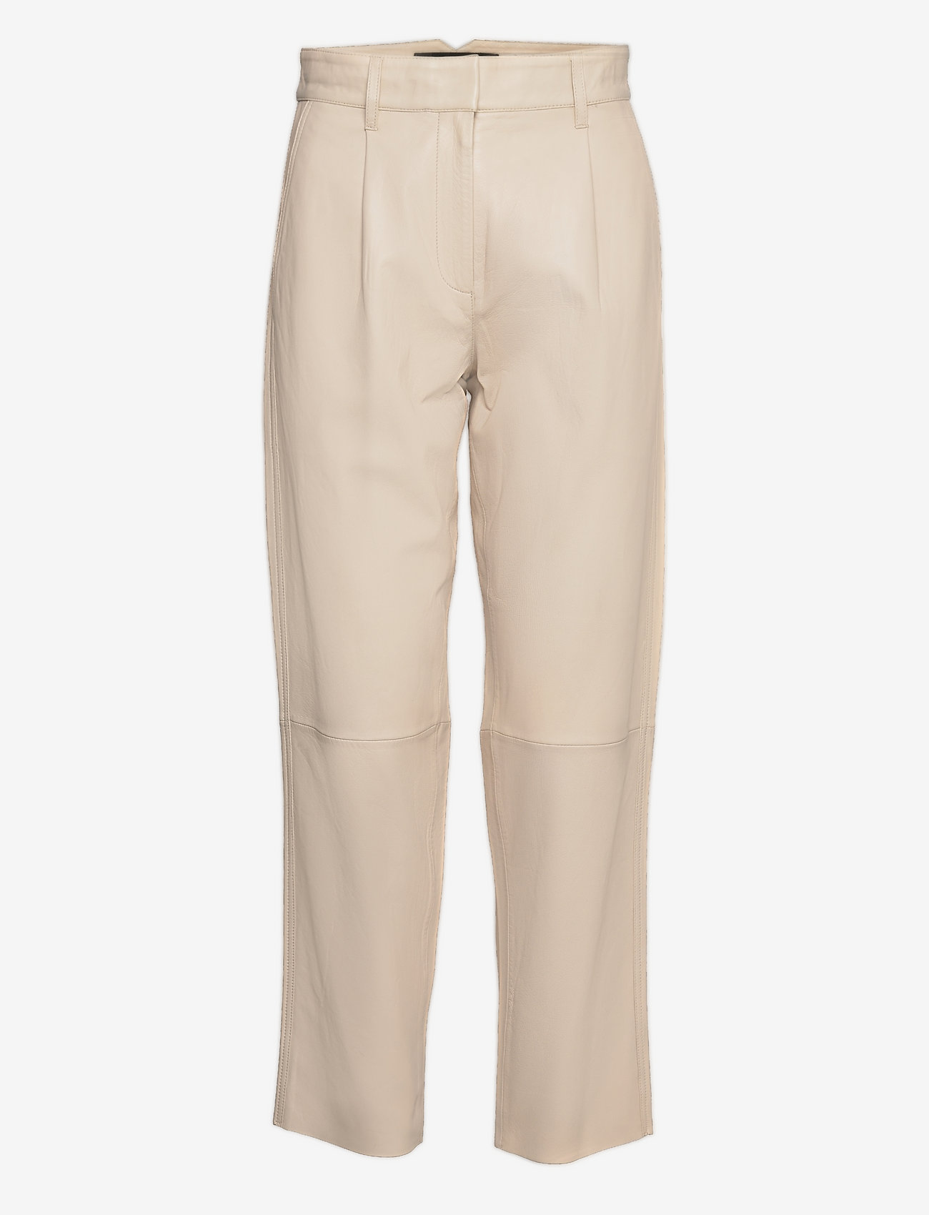 MDK / Munderingskompagniet - Iris leather pants - sand shell - 0