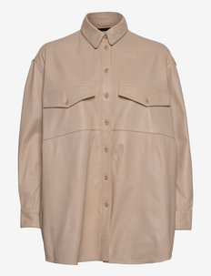 Agnes thin leather shirt, MDK / Munderingskompagniet