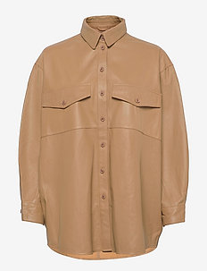 Agnes thin leather shirt, MDK / Munderingskompagniet