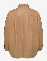 MDK / Munderingskompagniet - Agnes thin leather shirt - sievietēm - tan - 1