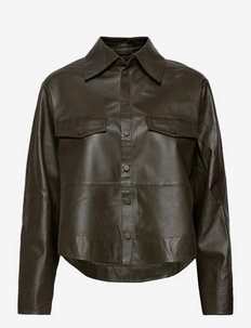 Naomi thin leather shirt, MDK / Munderingskompagniet