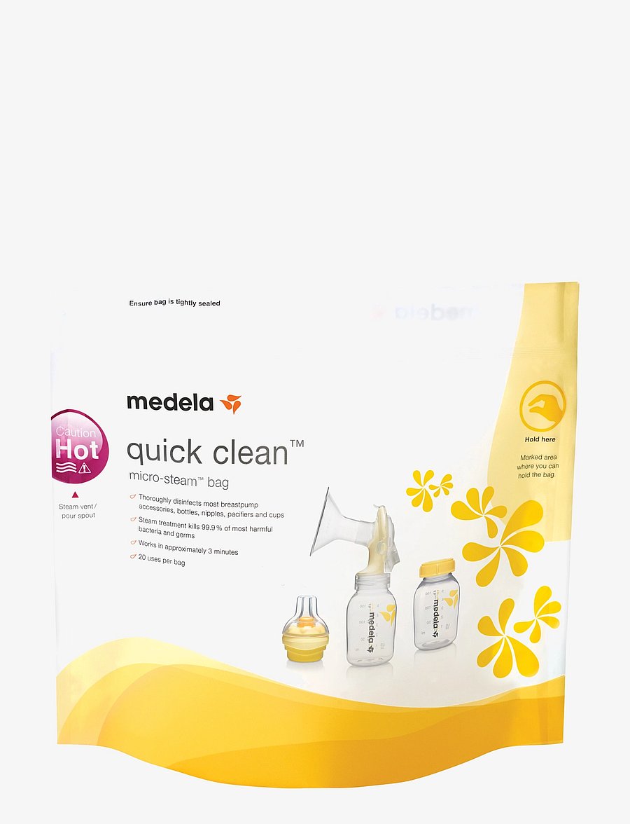 Medela - Quick Clean microwave bags - milchpumpen & zubehör - white - 1