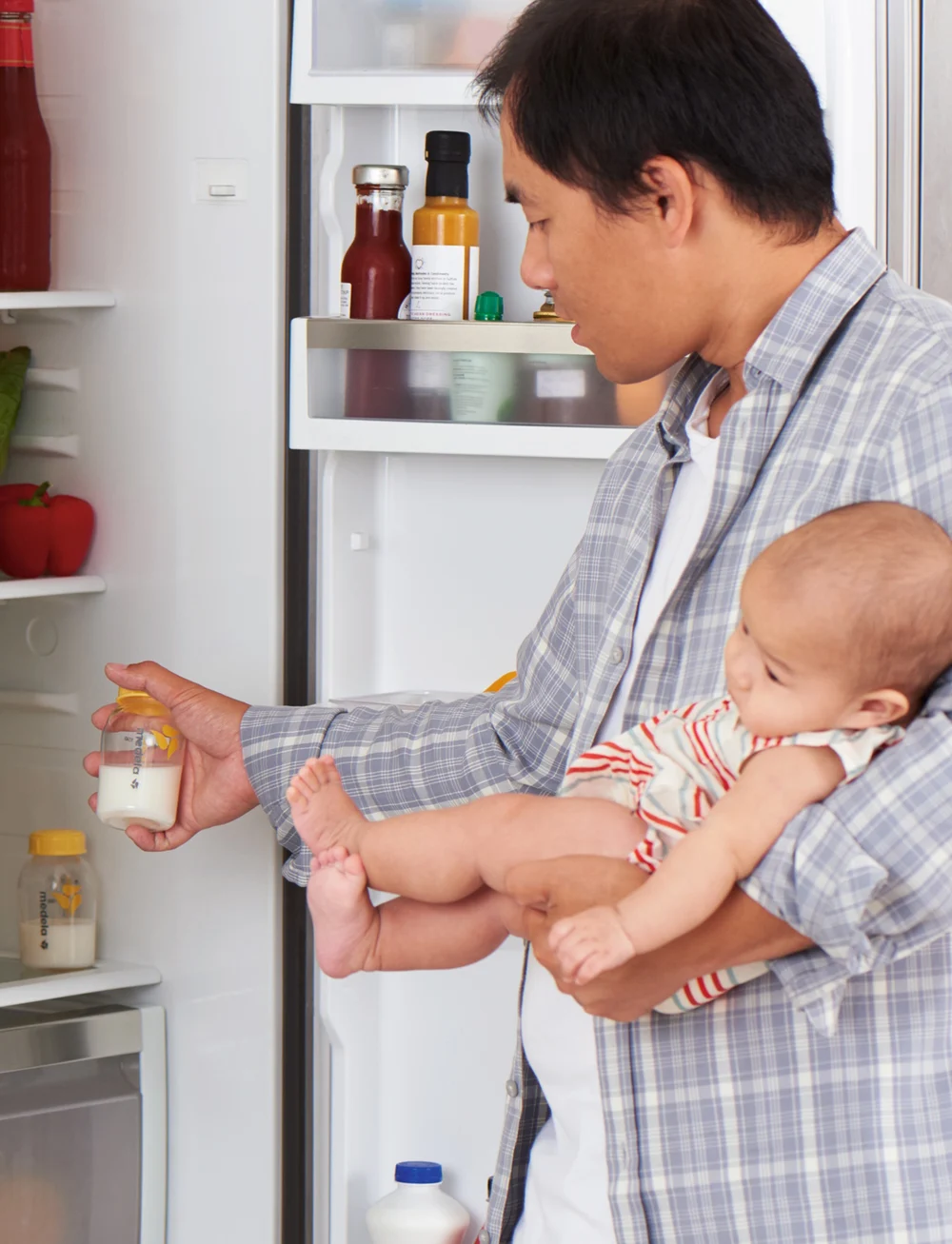 Medela - Breast milk bottle - barnapelar - white - 0