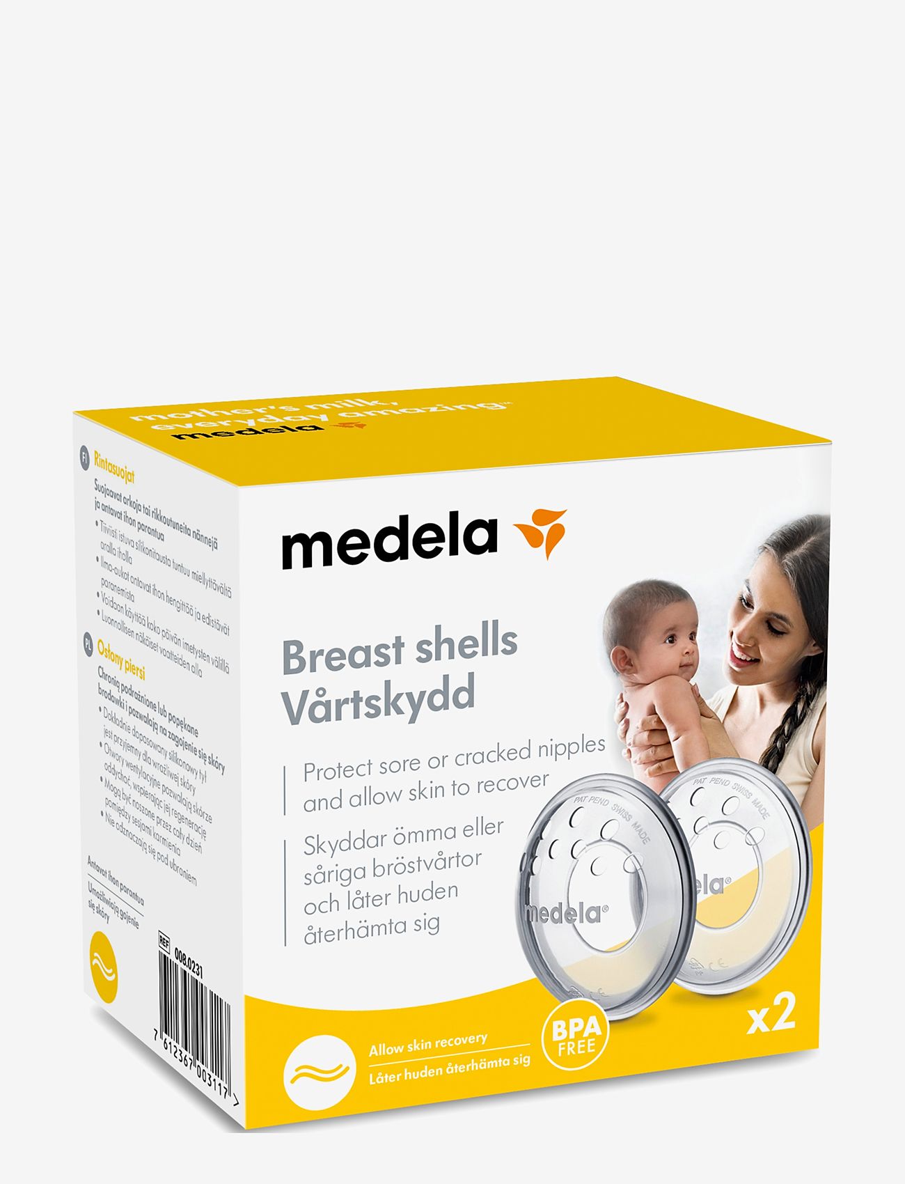 Medela - Breast shells - stillprodukte - white - 1