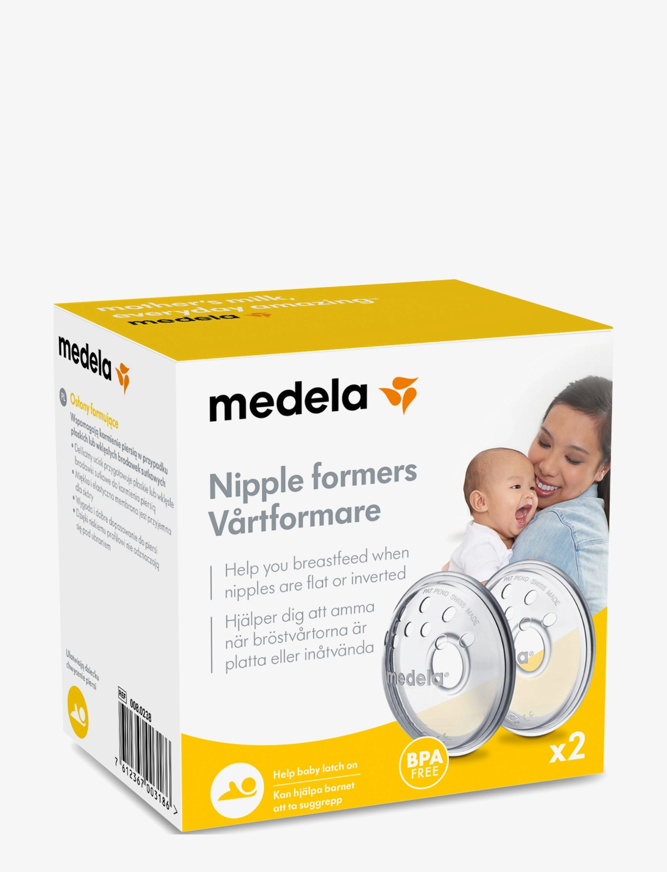 Medela - Nipple formers - producten voor borstvoeding - white - 1