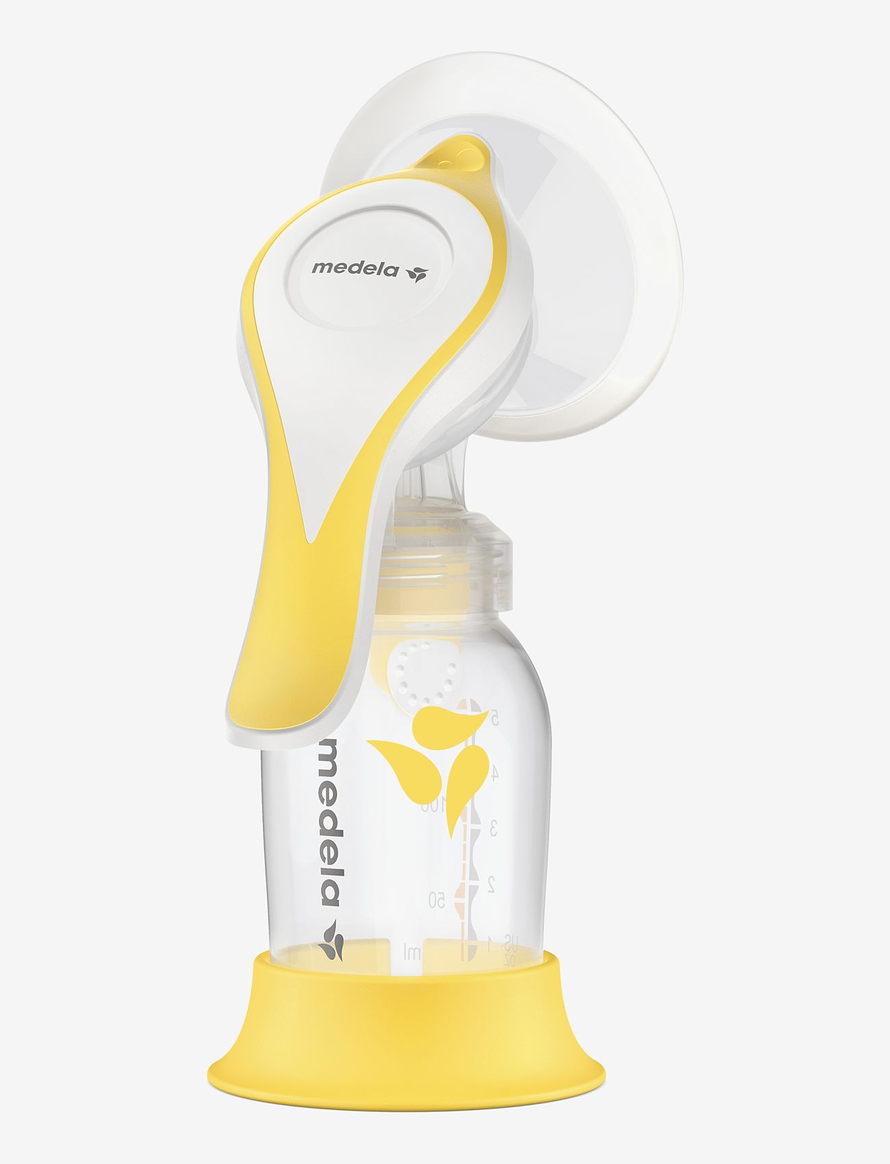 Medela - Harmony "Flex" manuell bröstpump - bröstpumpar & tillbehör - yellow - 1