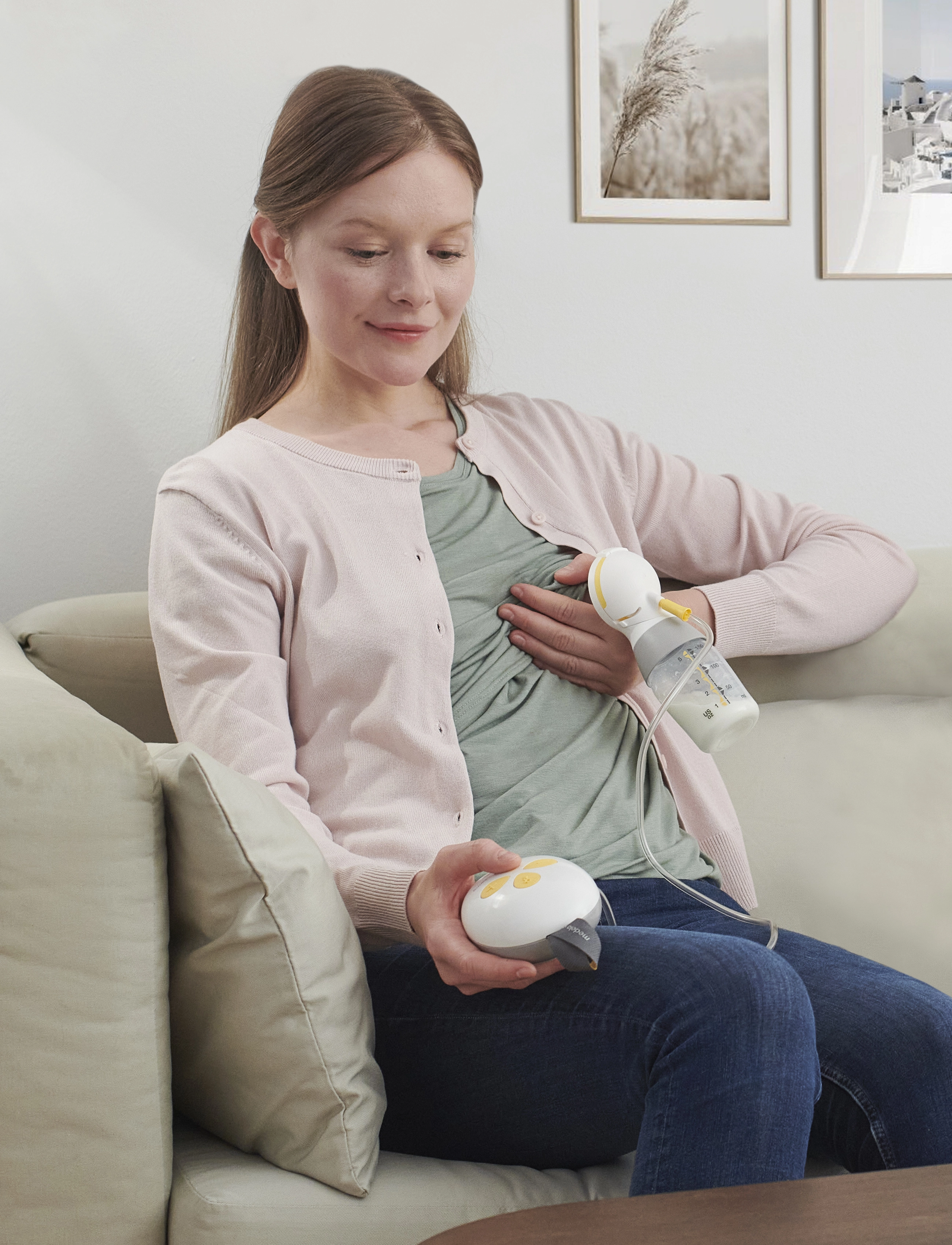 Medela Solo Elektrisk Breastpump, Børn, Elektrisk Brystpumpe, Gul, Str: ONE SIZE