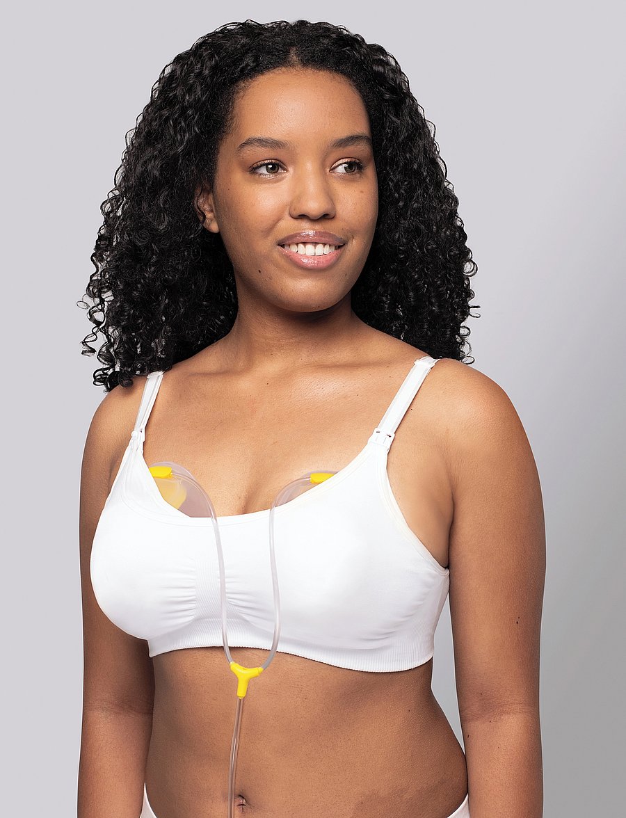Medela - 3 in 1 Nursing & Pumping Bra - unterwäsche - white - 4