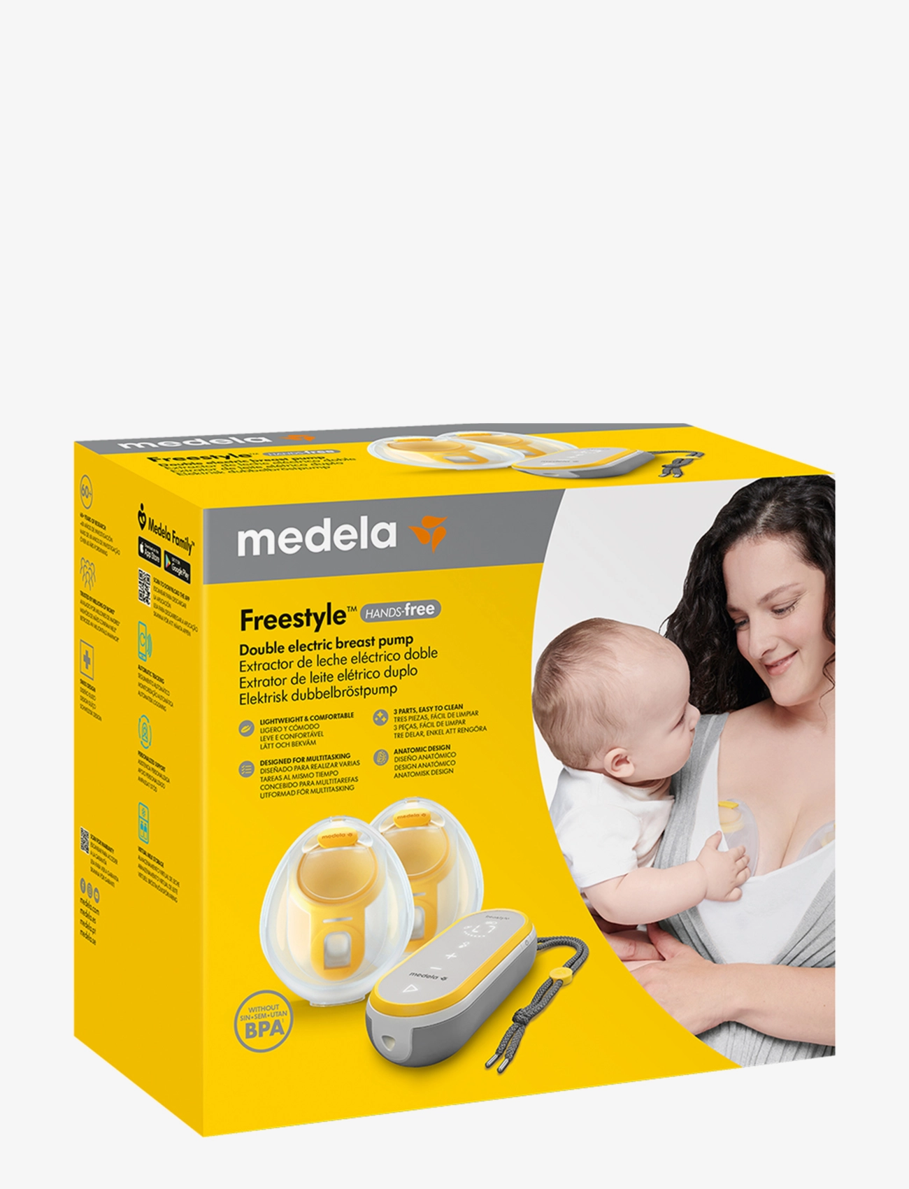 Medela - Freestyle Hands-free - brystpumper og tilbehør - grey - 2