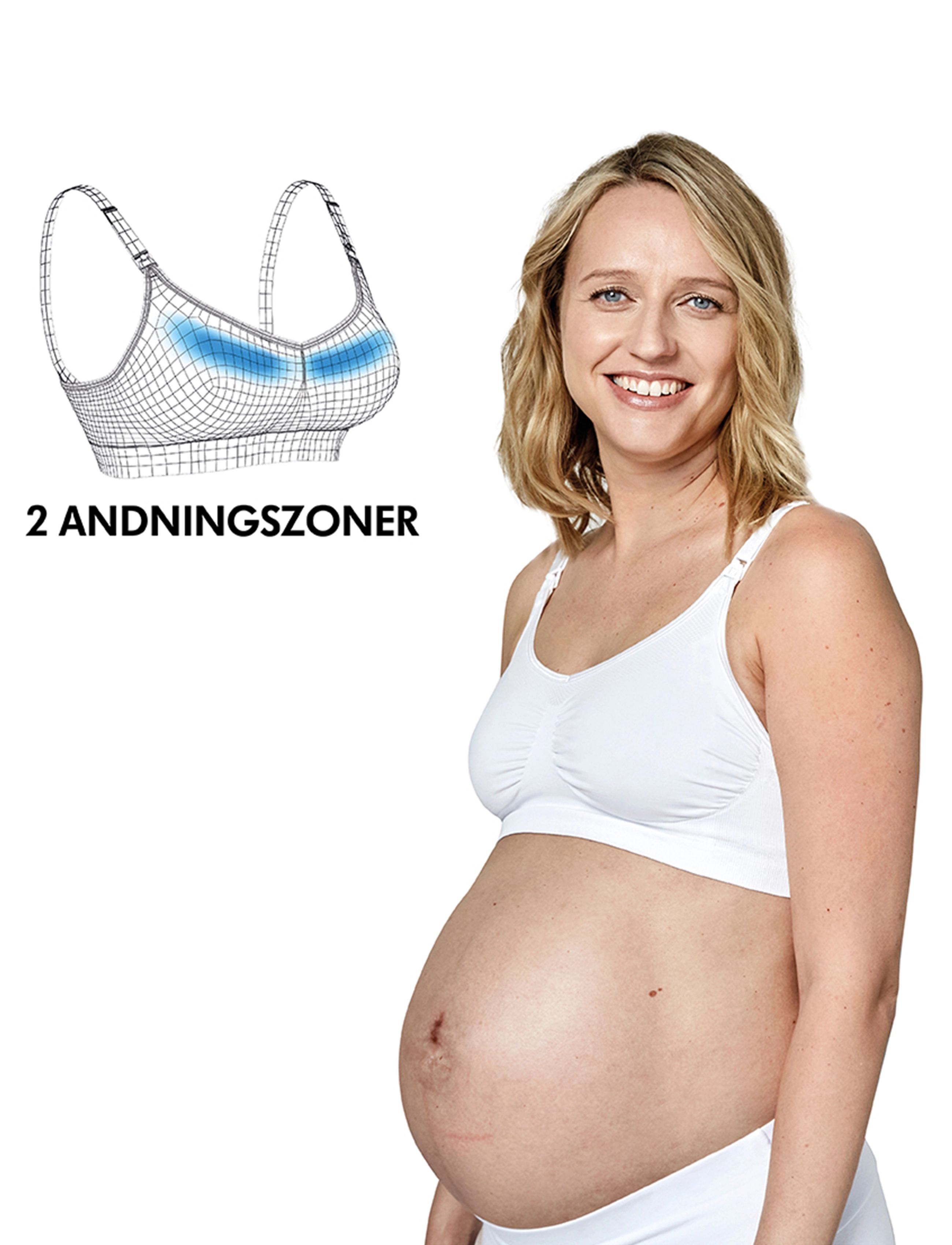 Medela - Keep Cool BH, vit, L - underkläder - white - 4