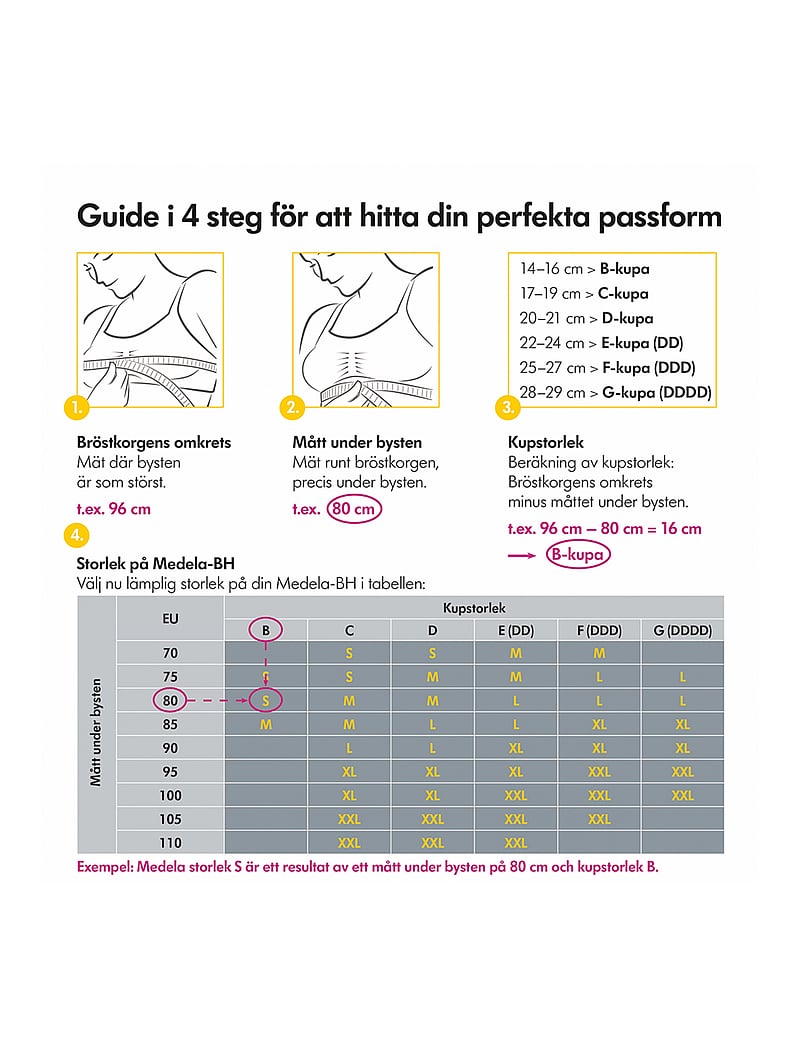 Medela - Keep Cool Natt-BH, vit, S - amnings-bh:ar - white - 0