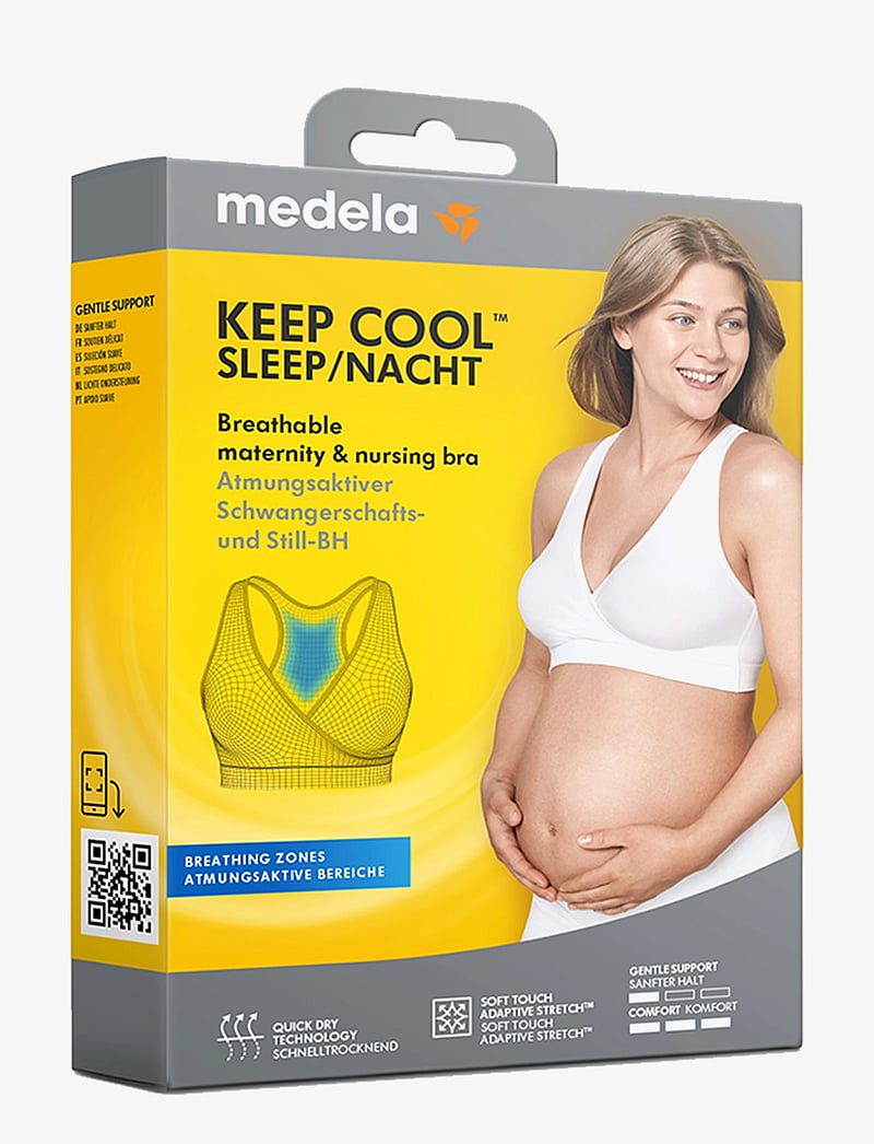 Medela - Keep Cool Sleep Bra - amme-bh'er - white - 3
