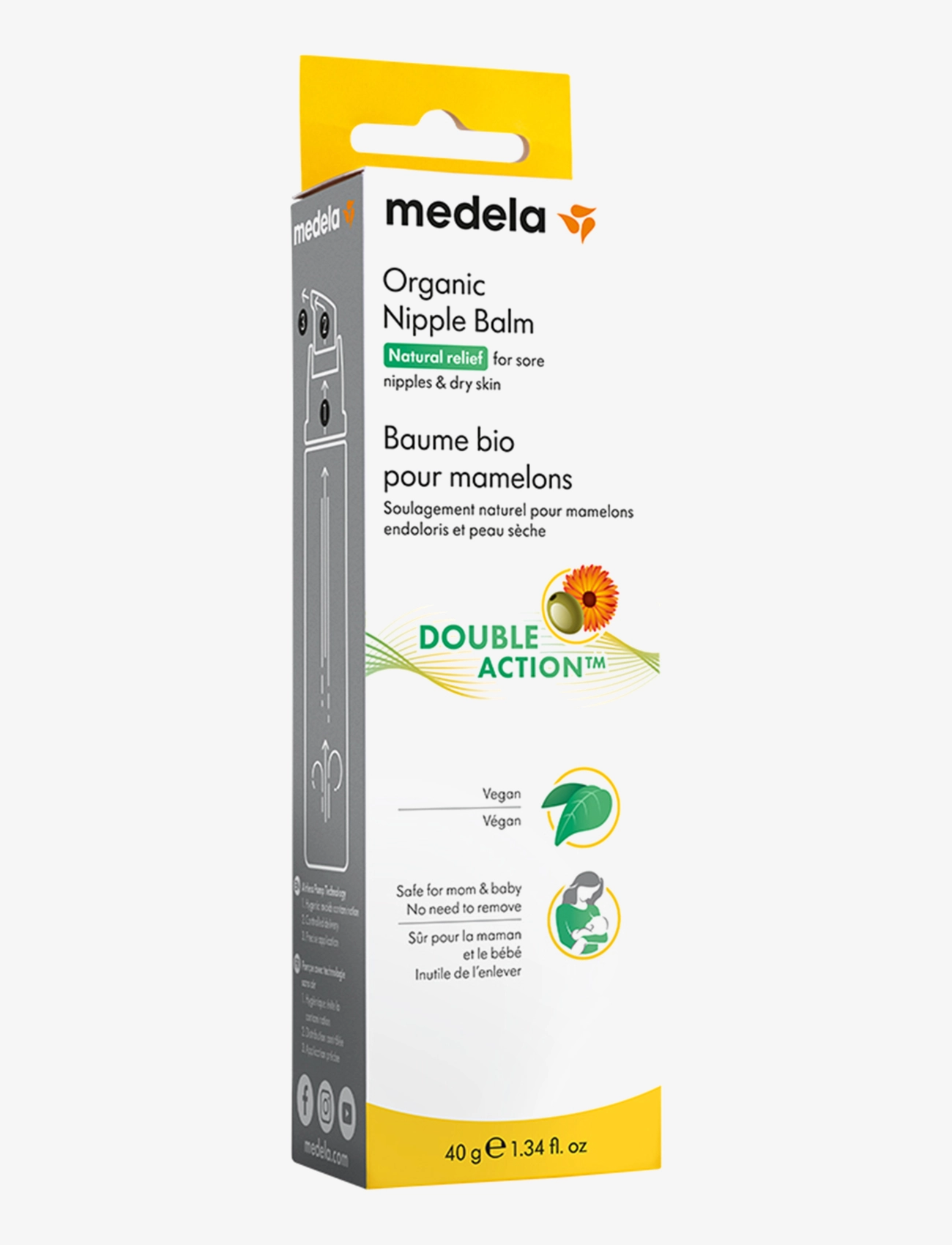 Medela - Organic Nipple balm - stillprodukte - white - 2
