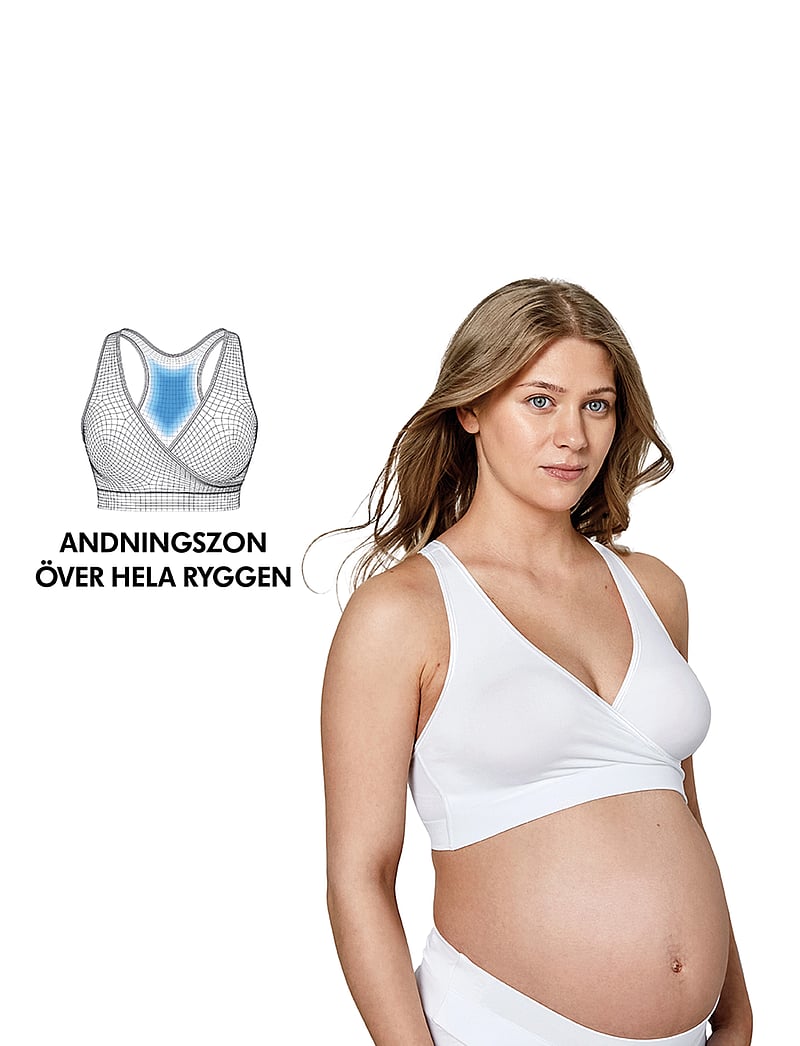 Medela - Keep Cool Natt-BH, vit, XL - amnings-bh:ar - white - 4