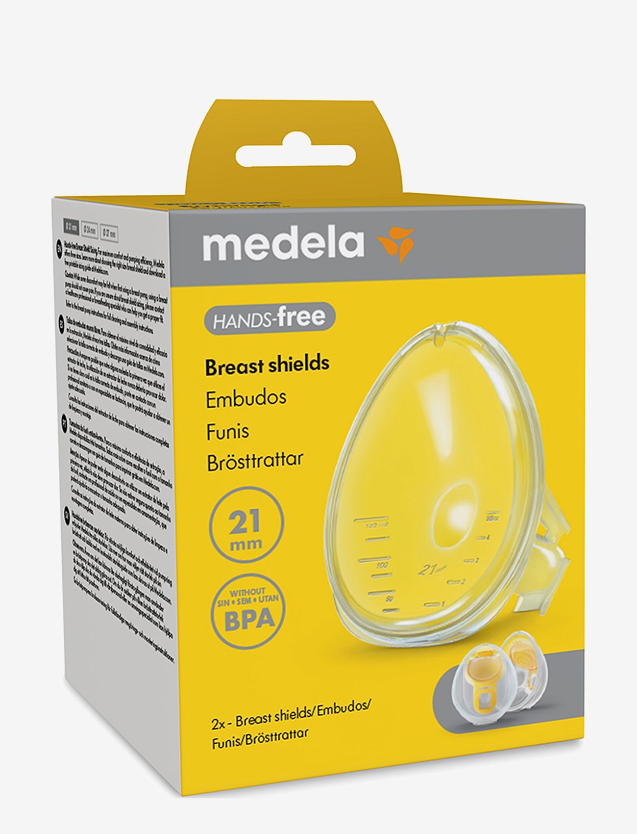 Medela - Hands-free breastshield - breast pumps & accessories - white - 2