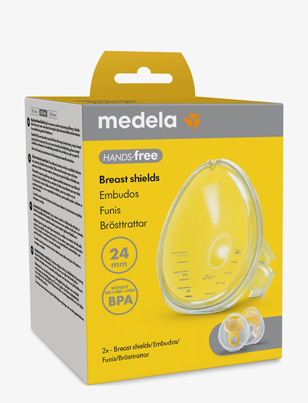 Medela - Hands-free breastshield - tires-lait & accessoires - white - 1