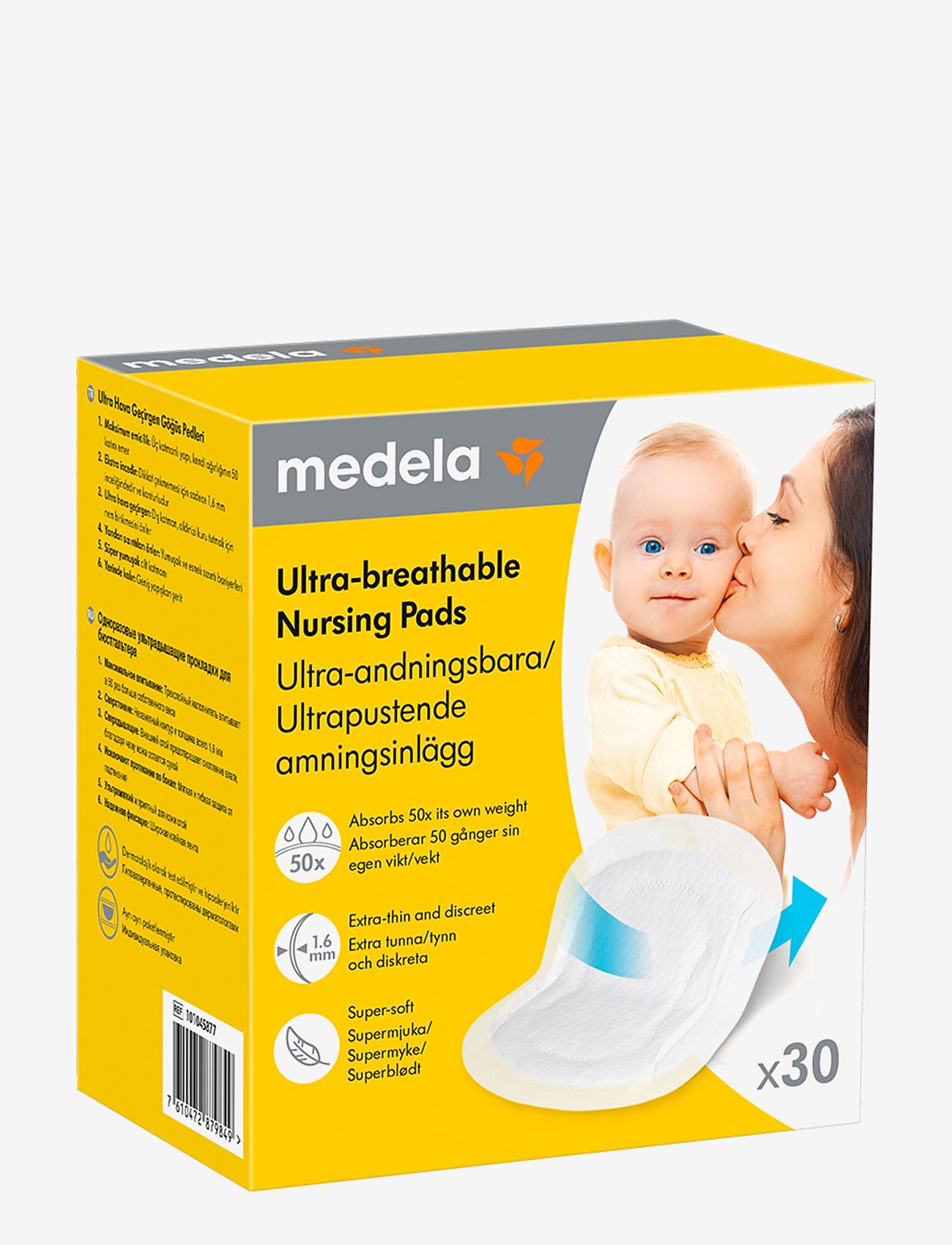 Medela - Ultra-andningsbara amningsinlägg, 30-p - amningsprodukter - white - 2