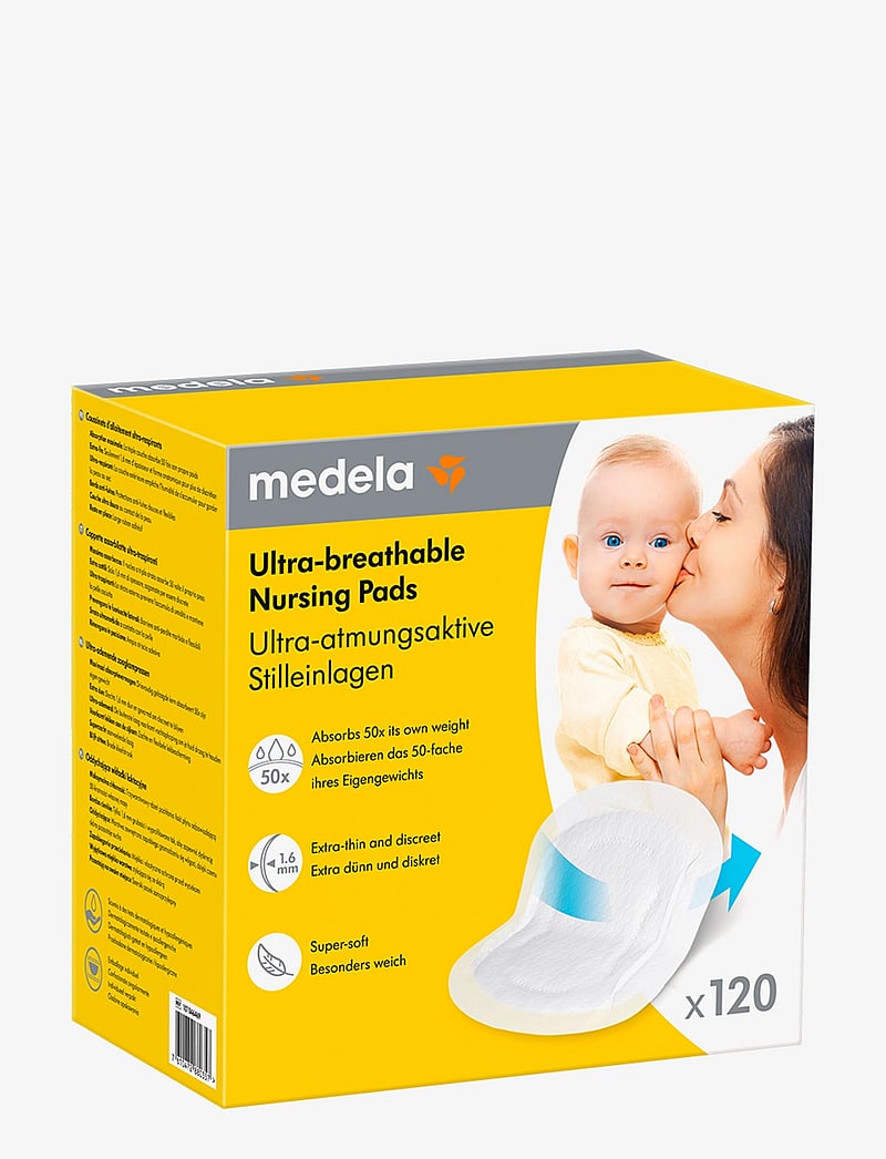 Medela - Ultra-andningsbara amningsinlägg, 120-p - milchpumpen & zubehör - white - 2
