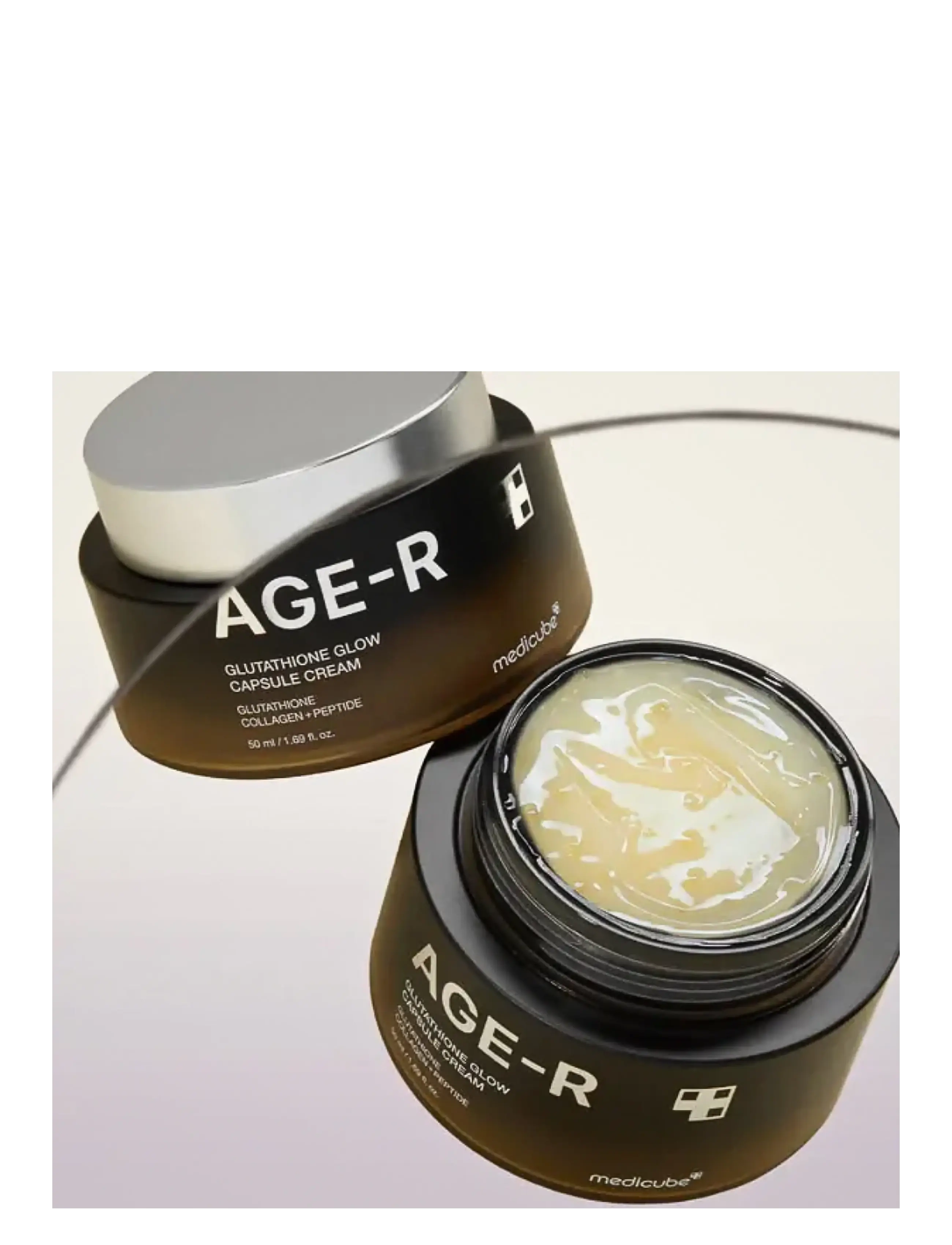 Medicube - AGE-R Glutathione Glow Capsule Cream - dagkräm - clear - 3