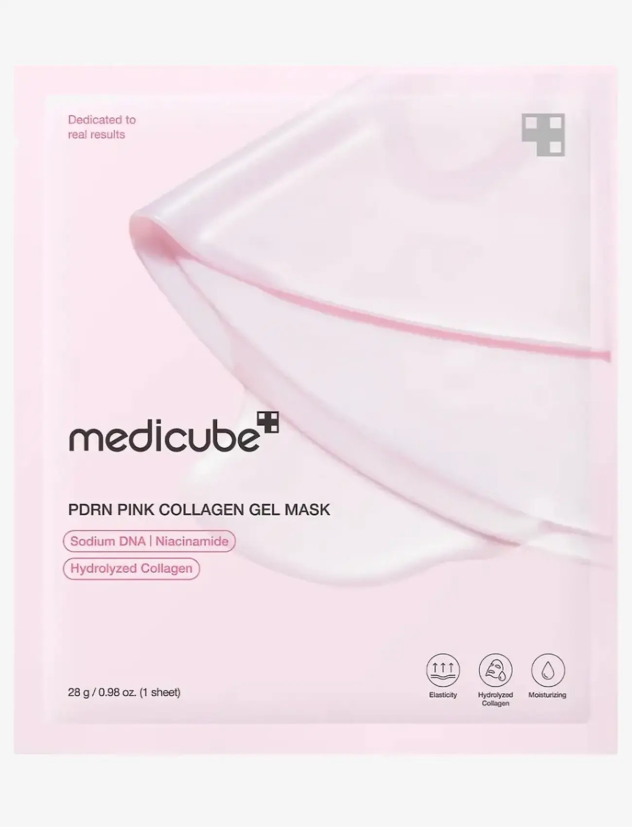 Medicube - PDRN Pink Collagen Gel Mask - lakštinė veido kaukė - clear - 0