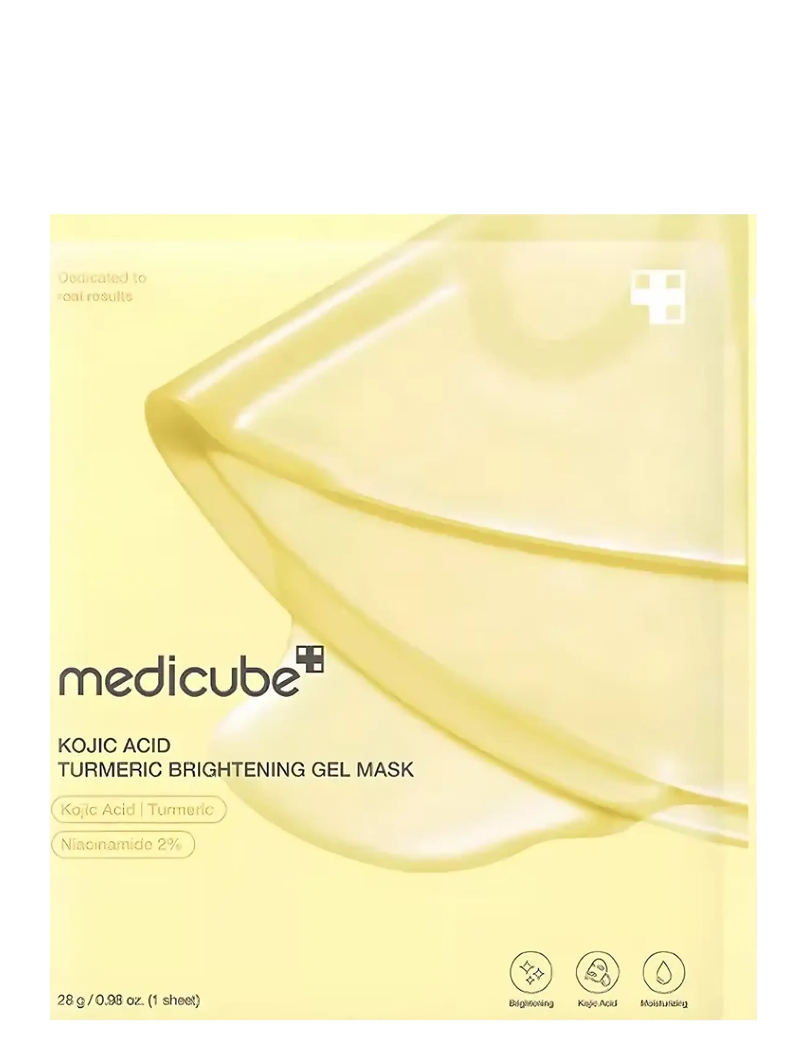 Medicube Kojic Acid Turmeric Brightening Gel Mask - Sheet masks - CLEAR / undefined