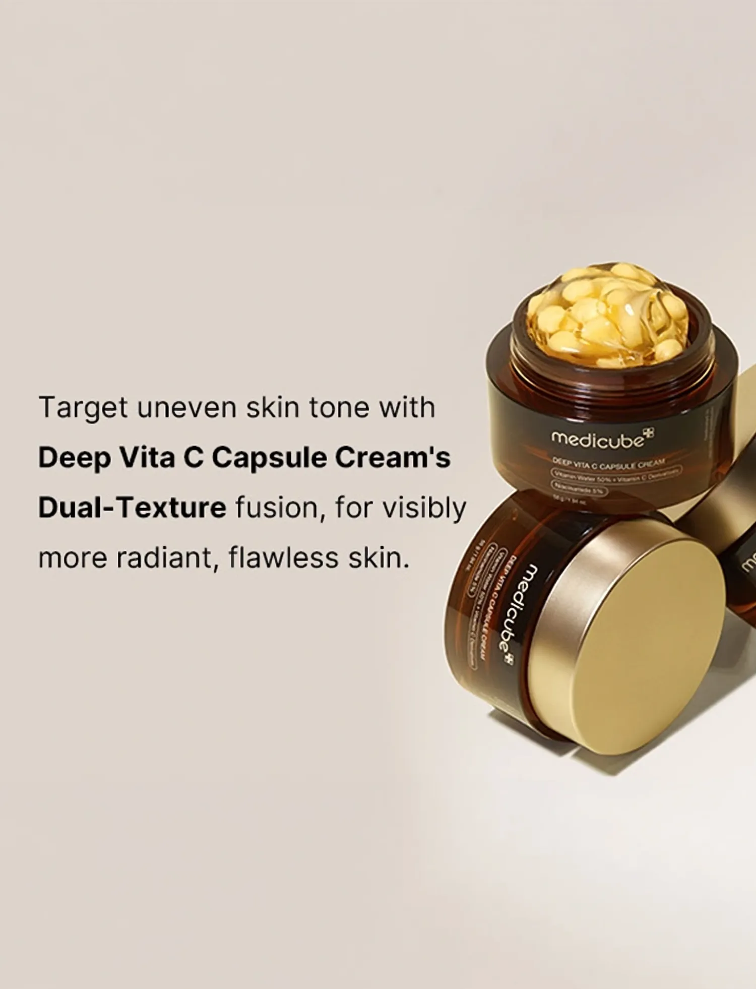 Medicube - Deep Vita C Capsule Cream - päevakreemid - clear - 2