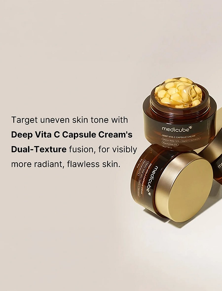 Medicube - Deep Vita C Capsule Cream - päevakreemid - clear - 2