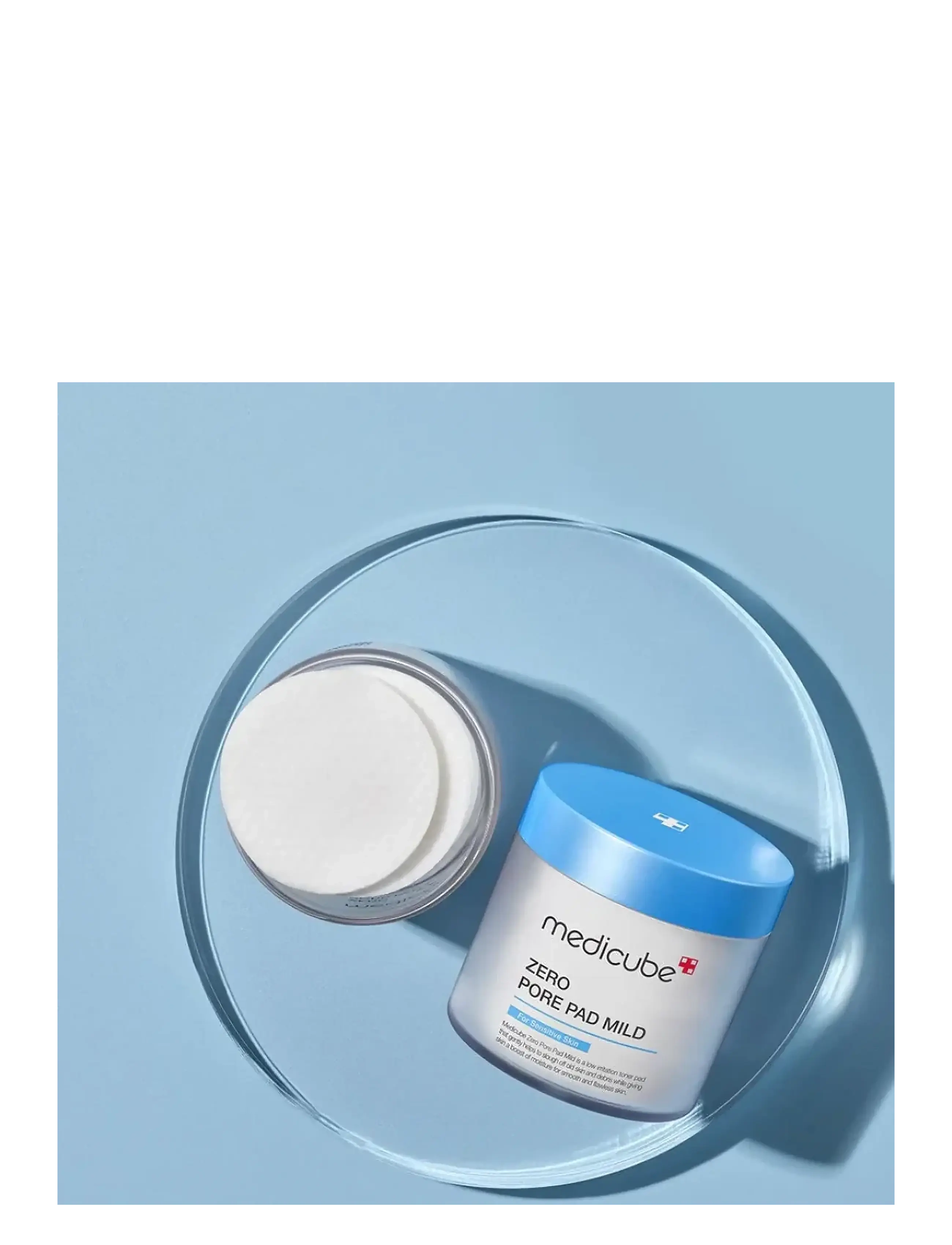 Medicube - Zero Pore Mild Pad - toner pads - clear - 2