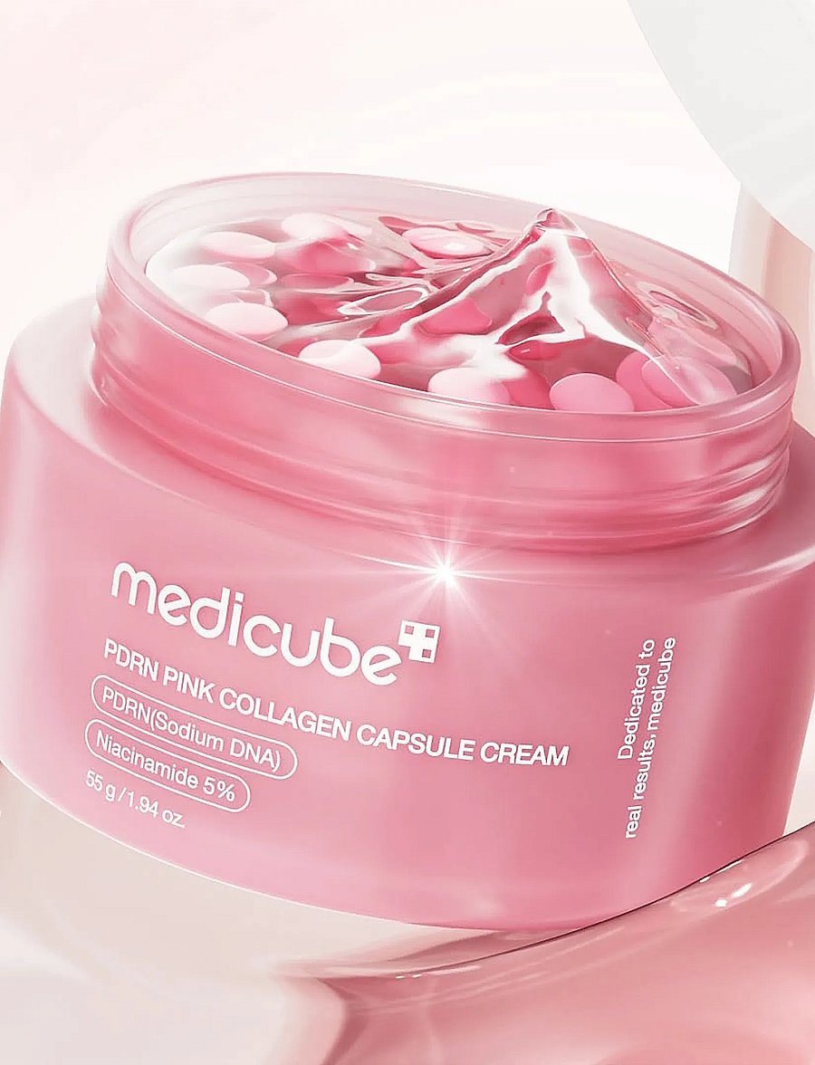 Medicube - Medicube - PDRN Pink Collagen Capsule Cream - päevakreemid - clear - 0
