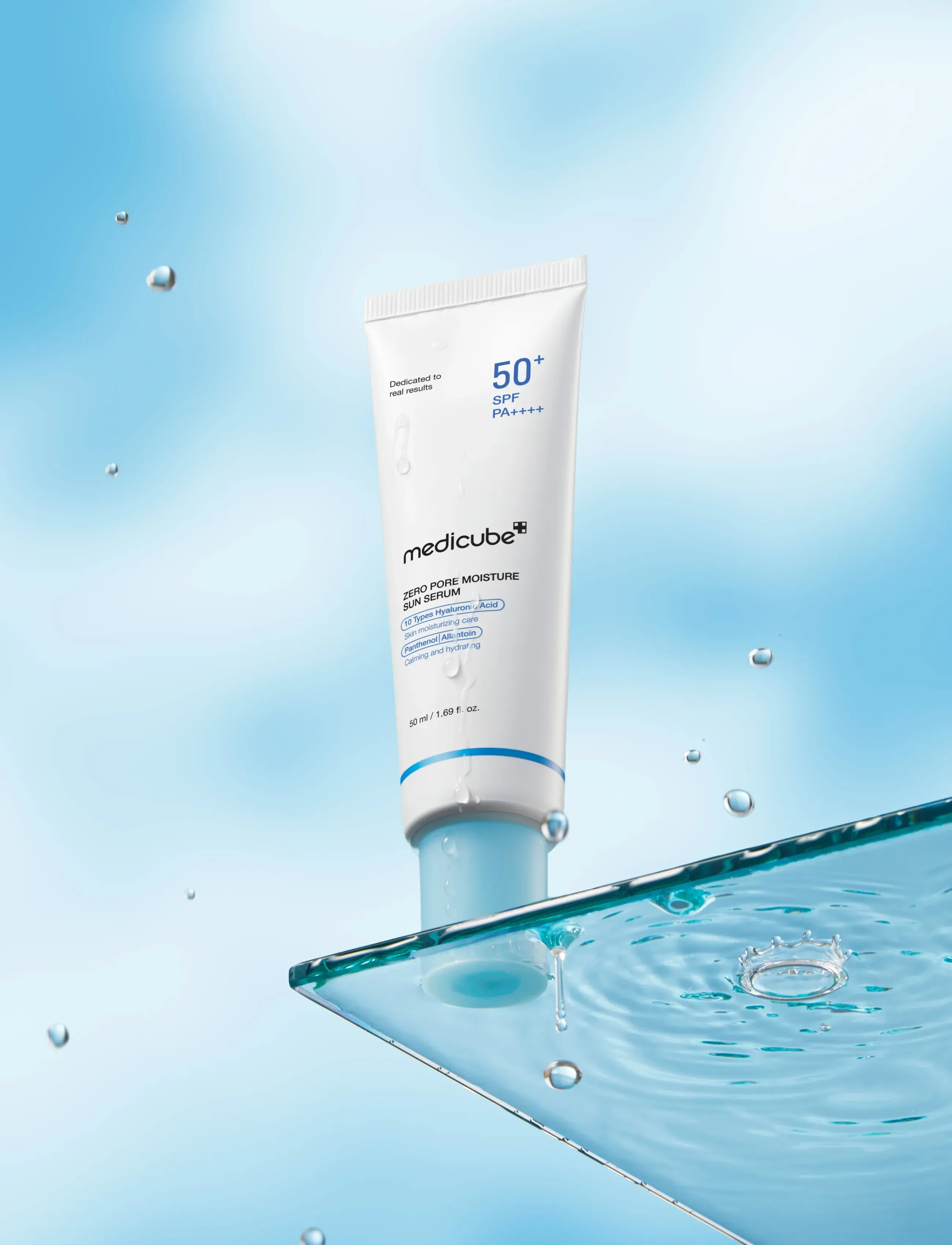 Medicube - Medicube - Zero Pore Hydrating Sun Serum (50ml.) - til ansigtet - clear - 3