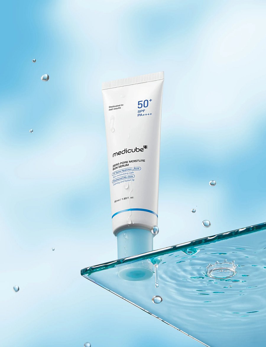 Medicube - Medicube - Zero Pore Hydrating Sun Serum (50ml.) - til ansigtet - clear - 3