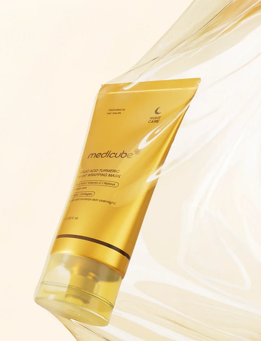 Medicube - Medicube - Kojic Acid Turmeric Night Wrapping Mask (75ml.) - niisutavad maskid - clear - 0