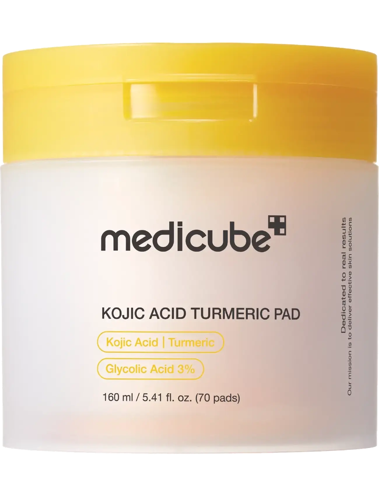 Medicube - Kojic Acid Turmeric Pad (160Ml.), Tonerpude, Nude, Str: 160 ML