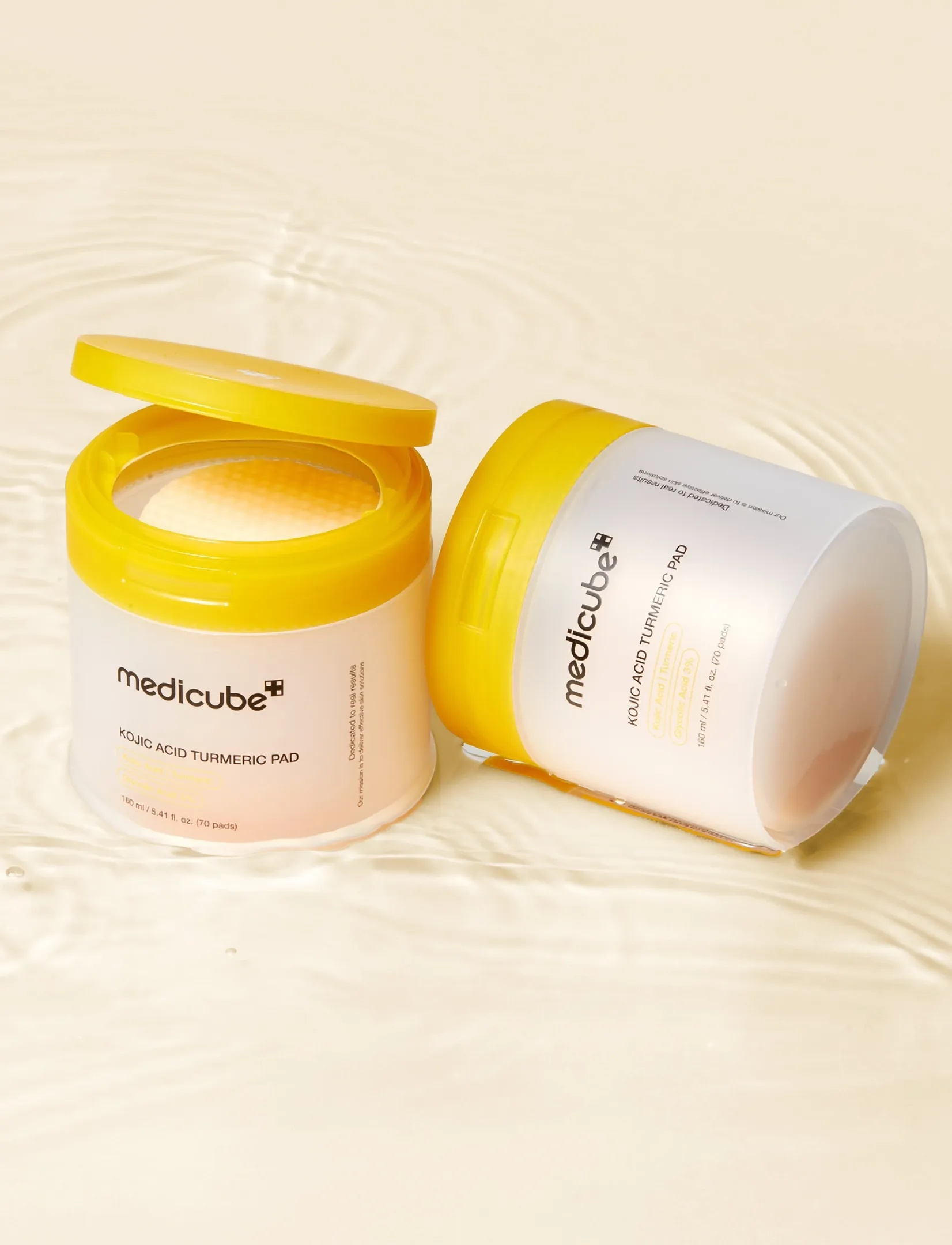 Medicube - Medicube - Kojic Acid Turmeric Pad (160ml.) - toner pads - clear - 2