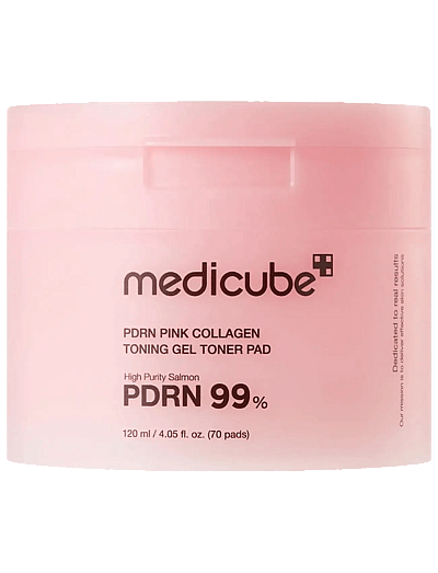 Medicube - Pdrn Pink Collagen Toning Gel Toner Pad (70pcs.) - Toner Pads